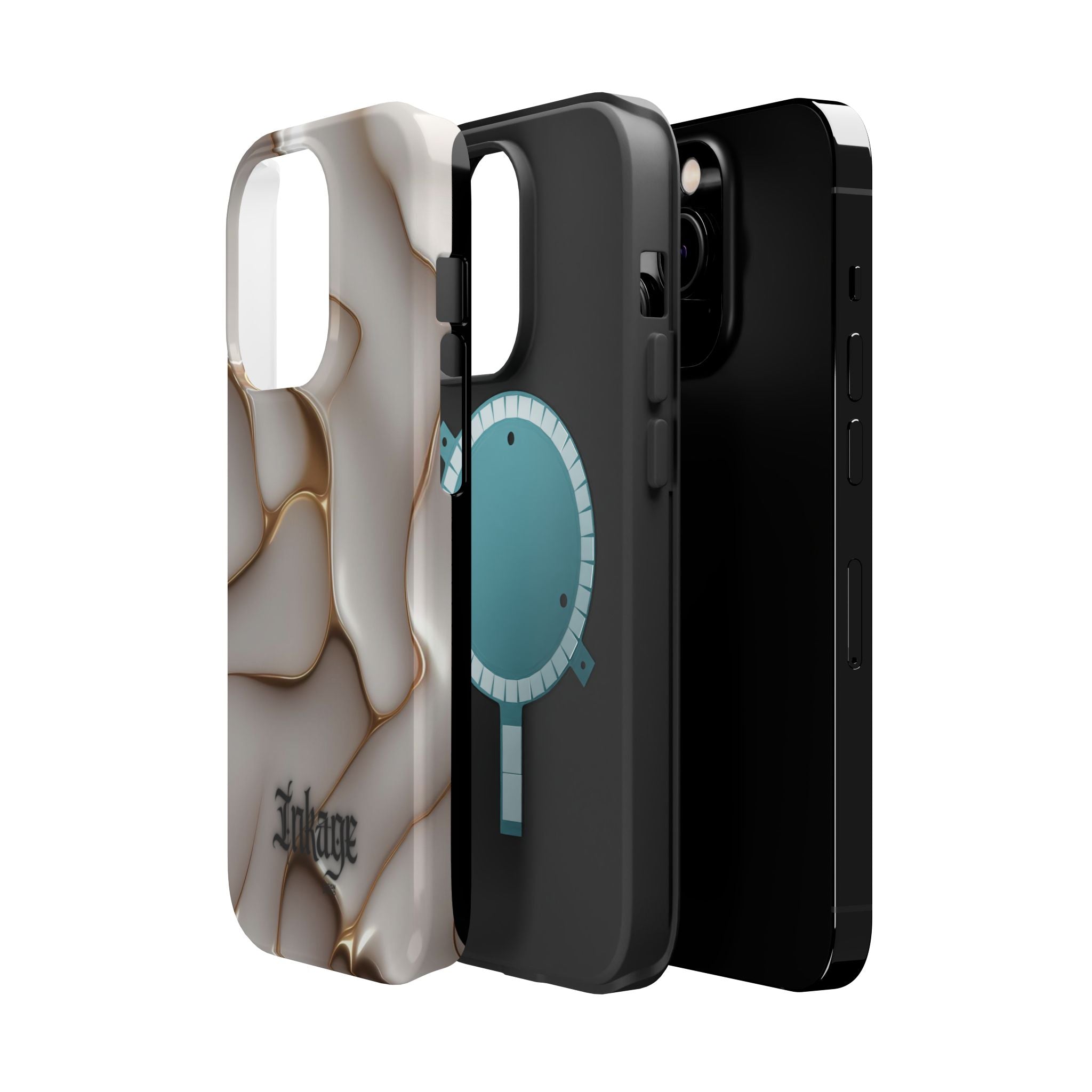 Golden Flow Magnetic Phone Cases (Minimal)