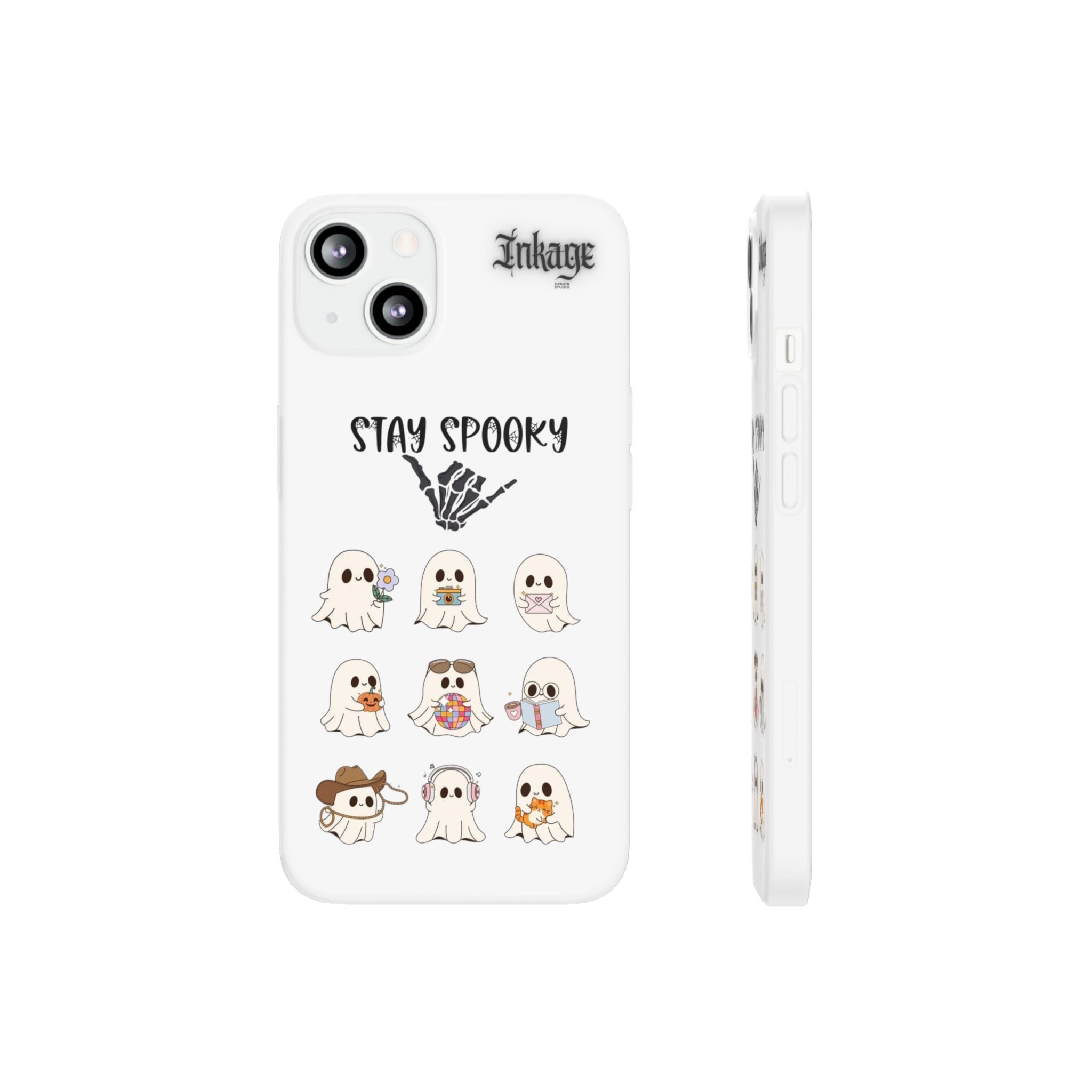 Stay Spooky Clear Phone Cases (Season)