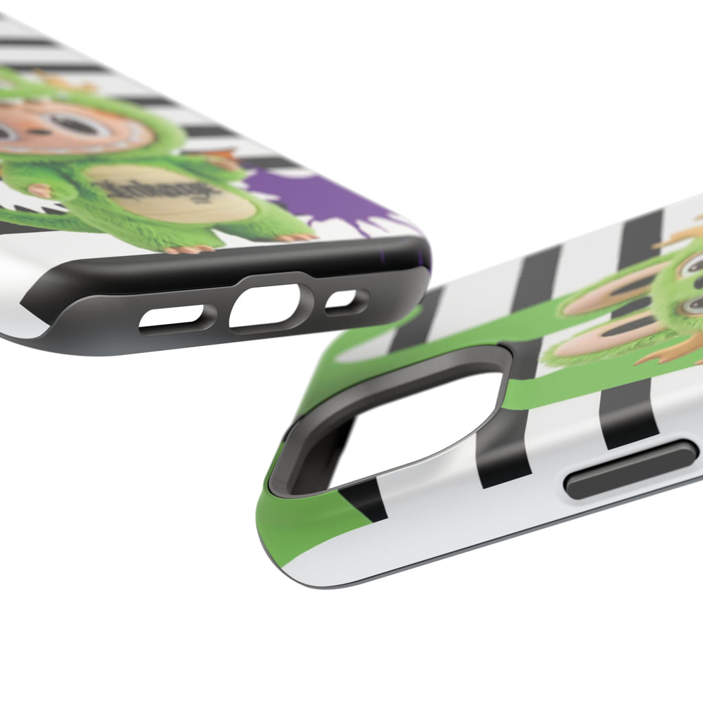 Greenie Labubu Spooky Magnetic Phone Case (Animation)