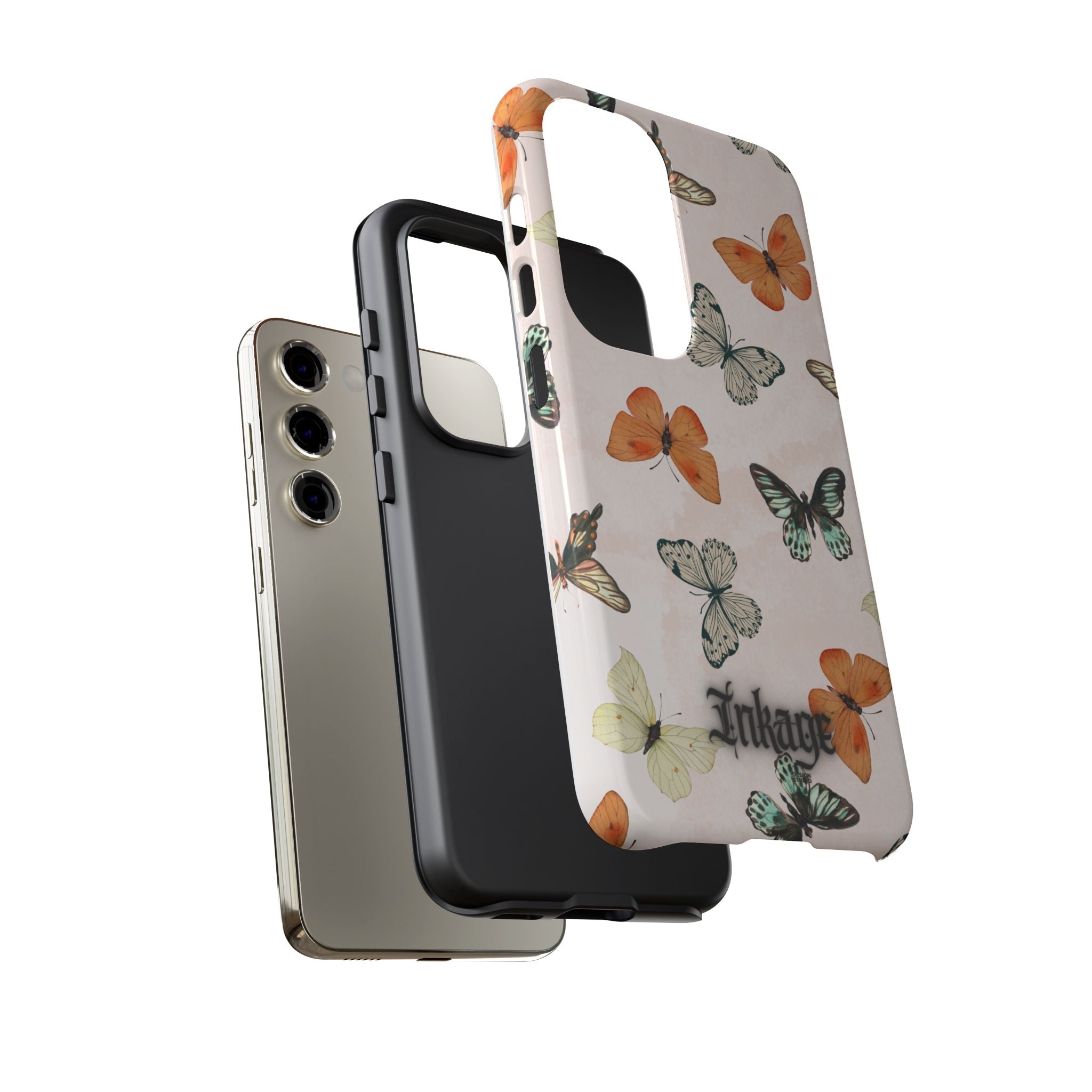 Color Butterfly Tough Phone Case (Minimal)