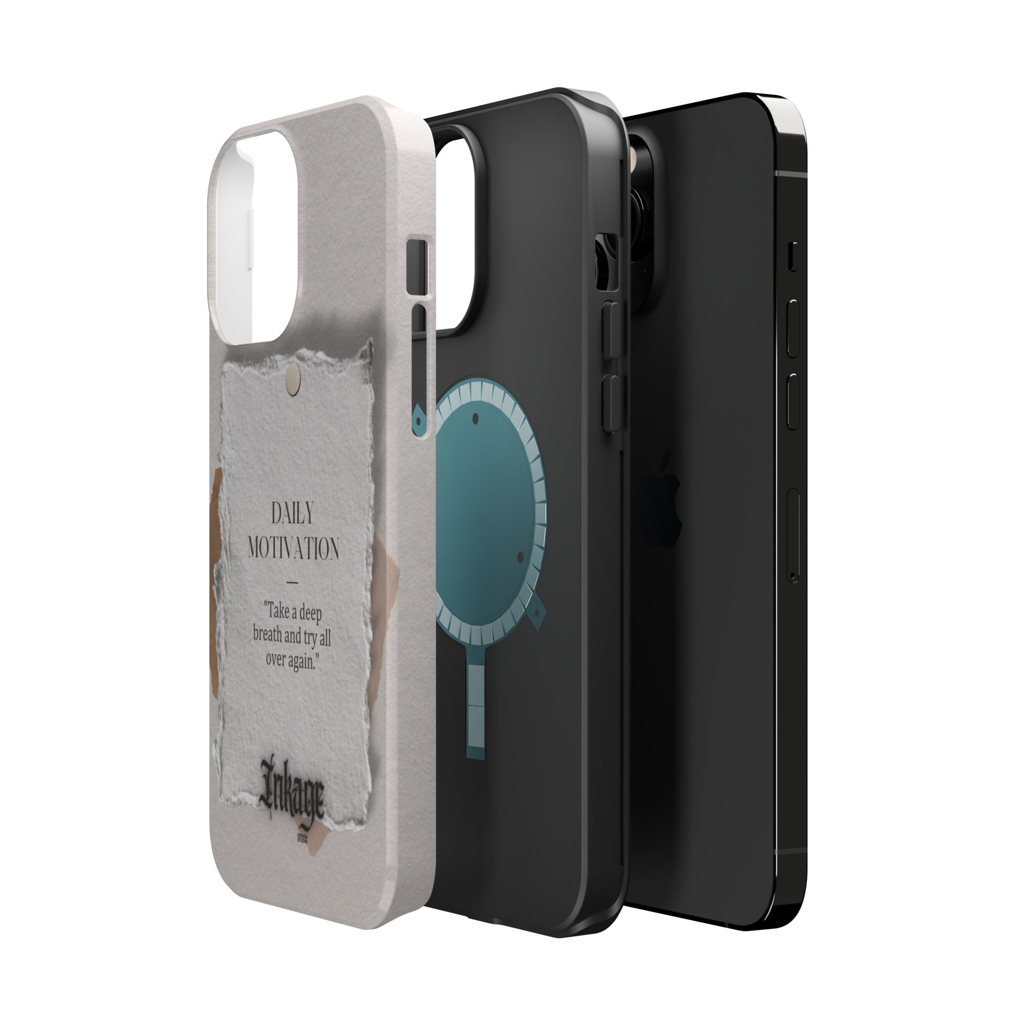 "Daily Motivation" Magnetic Quote Phone Case