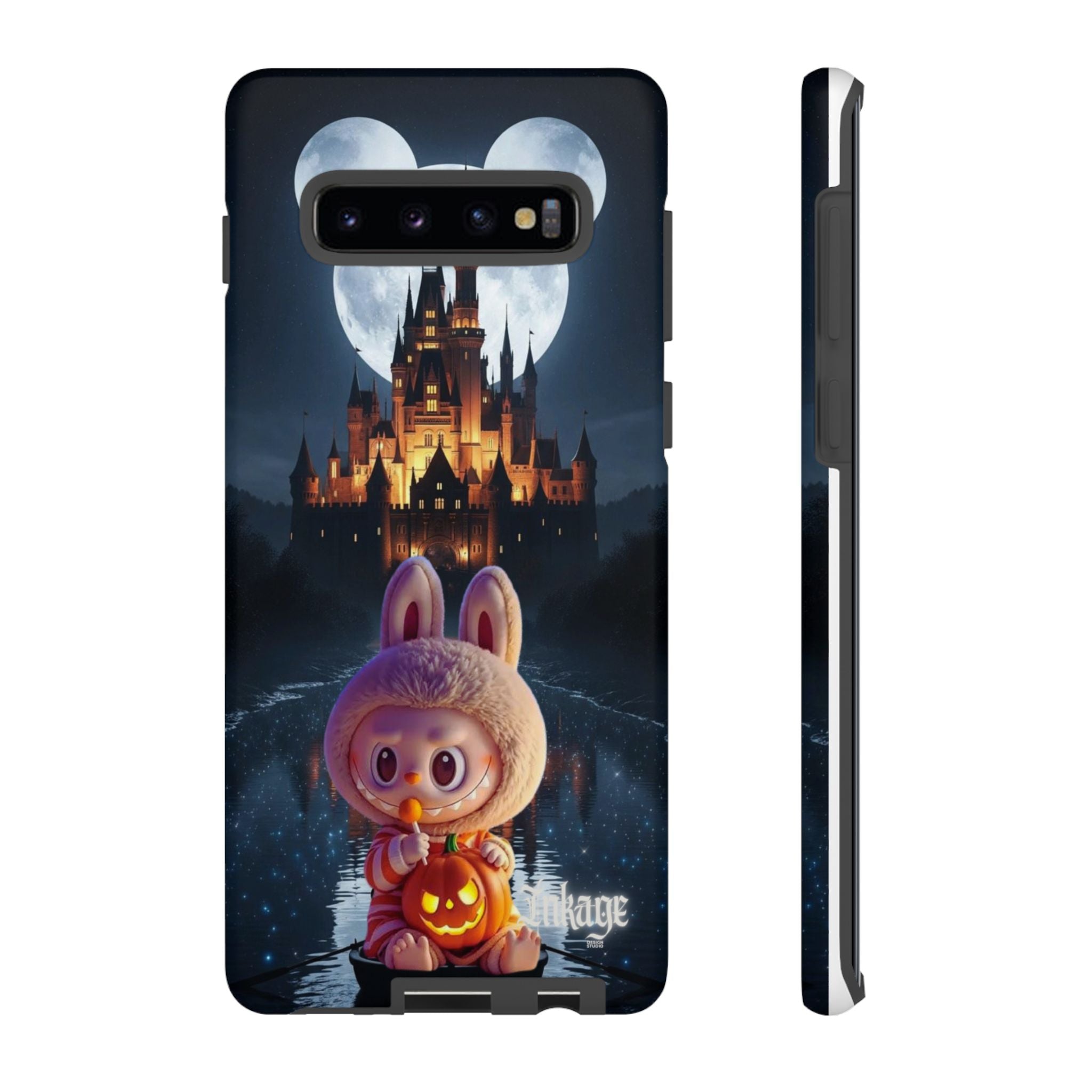 Labubu Halloween On Disney Boat Tough Phone Cases (Season, Animation)