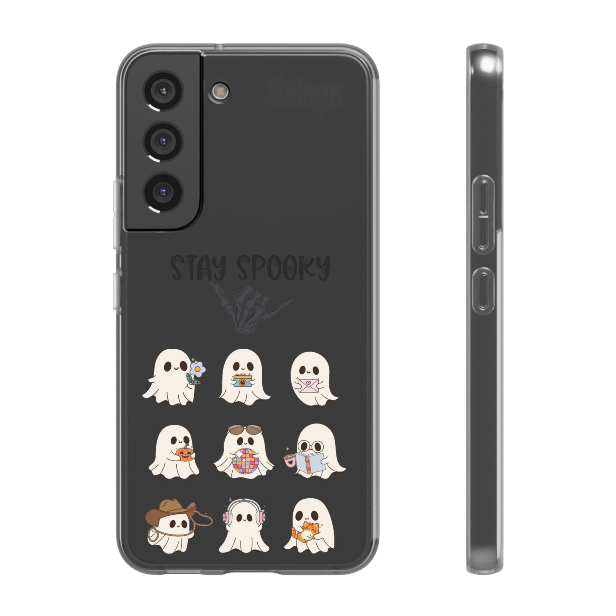 Stay Spooky Clear Phone Cases (Season)