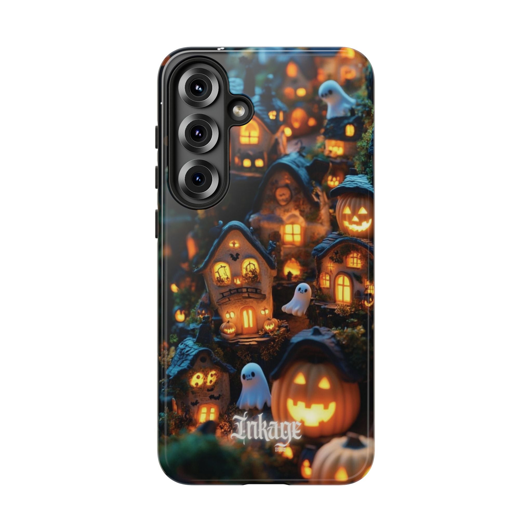 Spooky Pumpkin Village Tough Phone Cases (Season)
