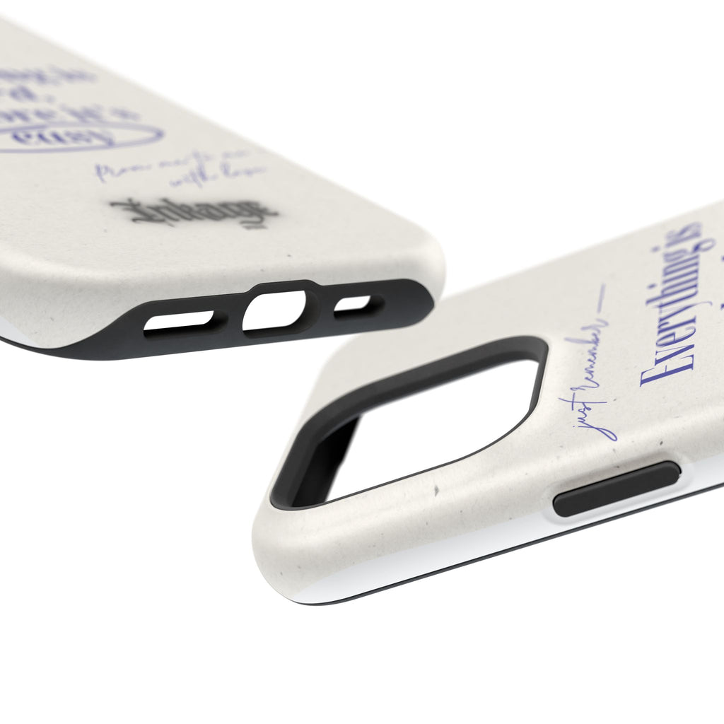 "Everything is hard, before it's easy" Magnetic Phone Case (Quote)