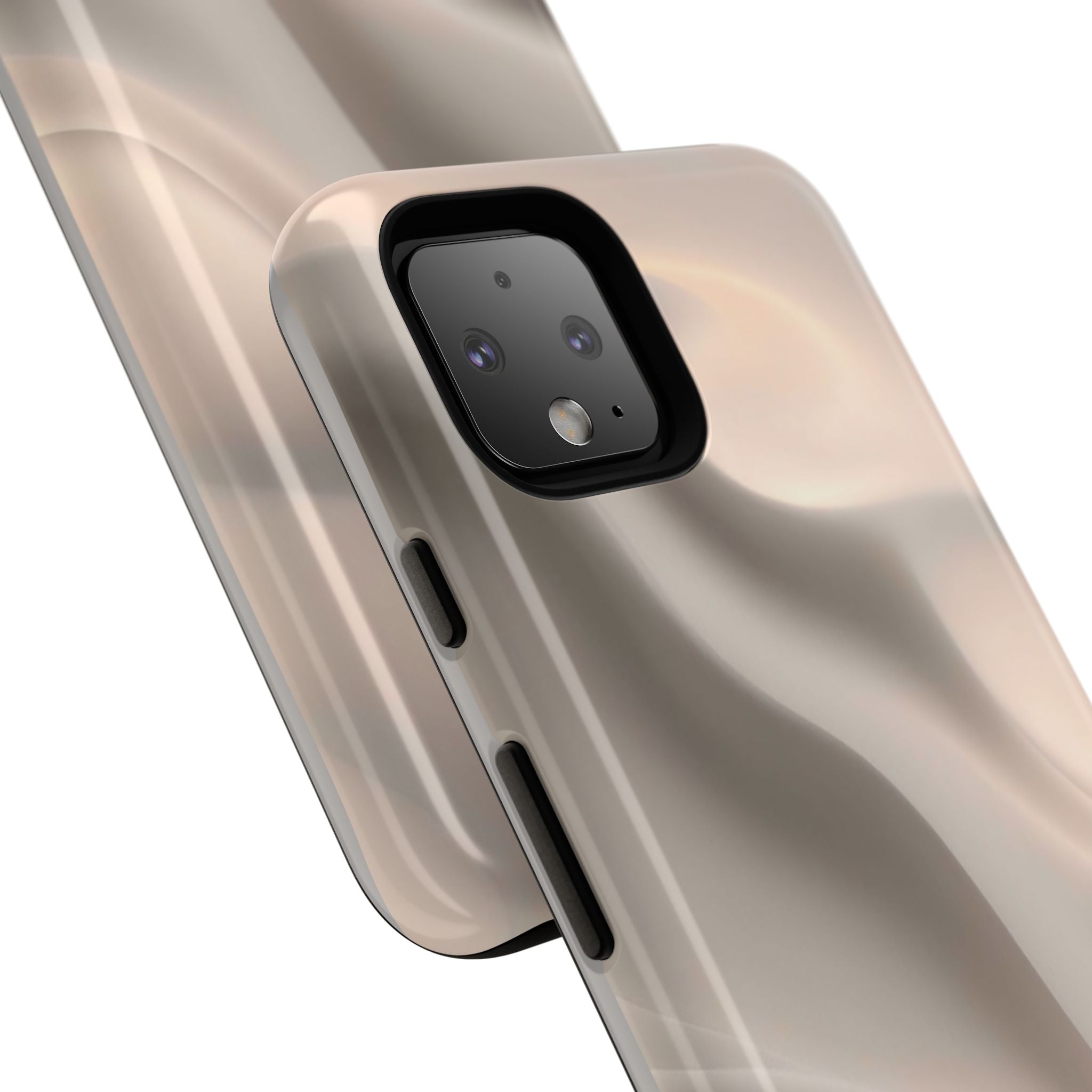 Beige Wavy Flow Tough Phone Case (Minimal)