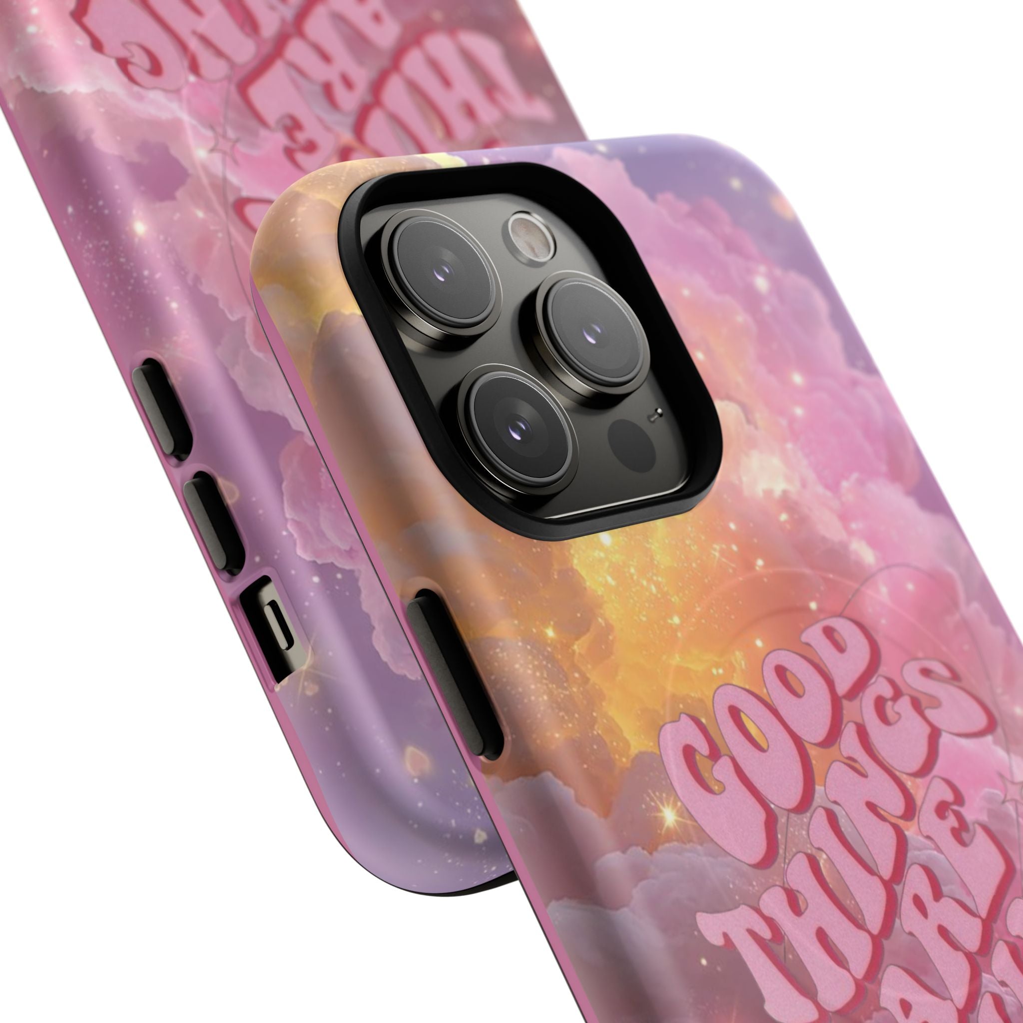 "Good Things Are Coming" with Tough Magnetic Phone Cases (Quote)