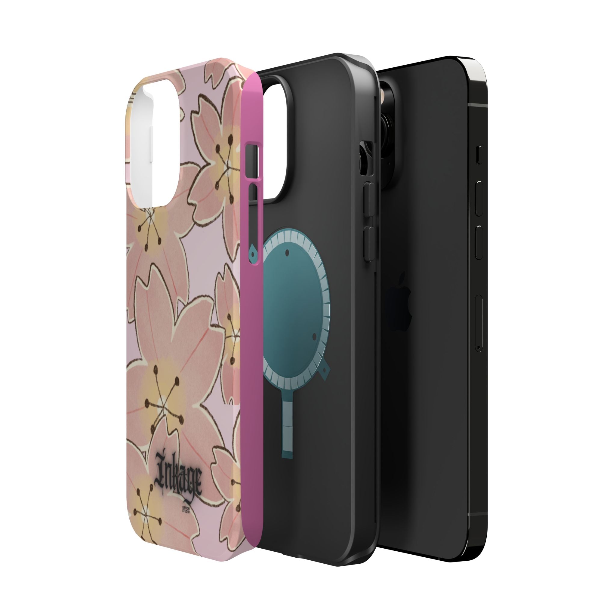 Charming Floral Magnetic Phone Cases (Minimal)