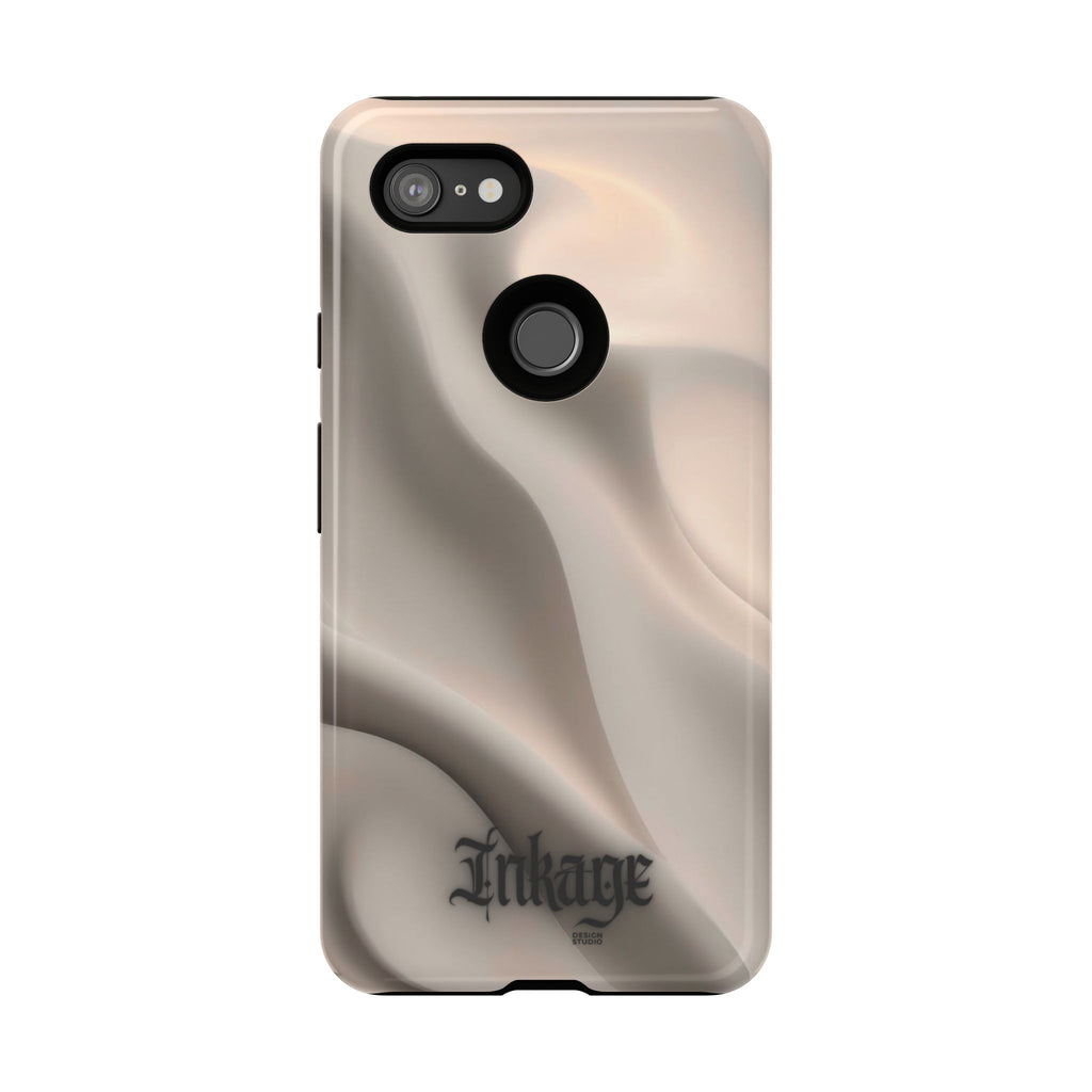 Beige Wavy Flow Tough Phone Case (Minimal)