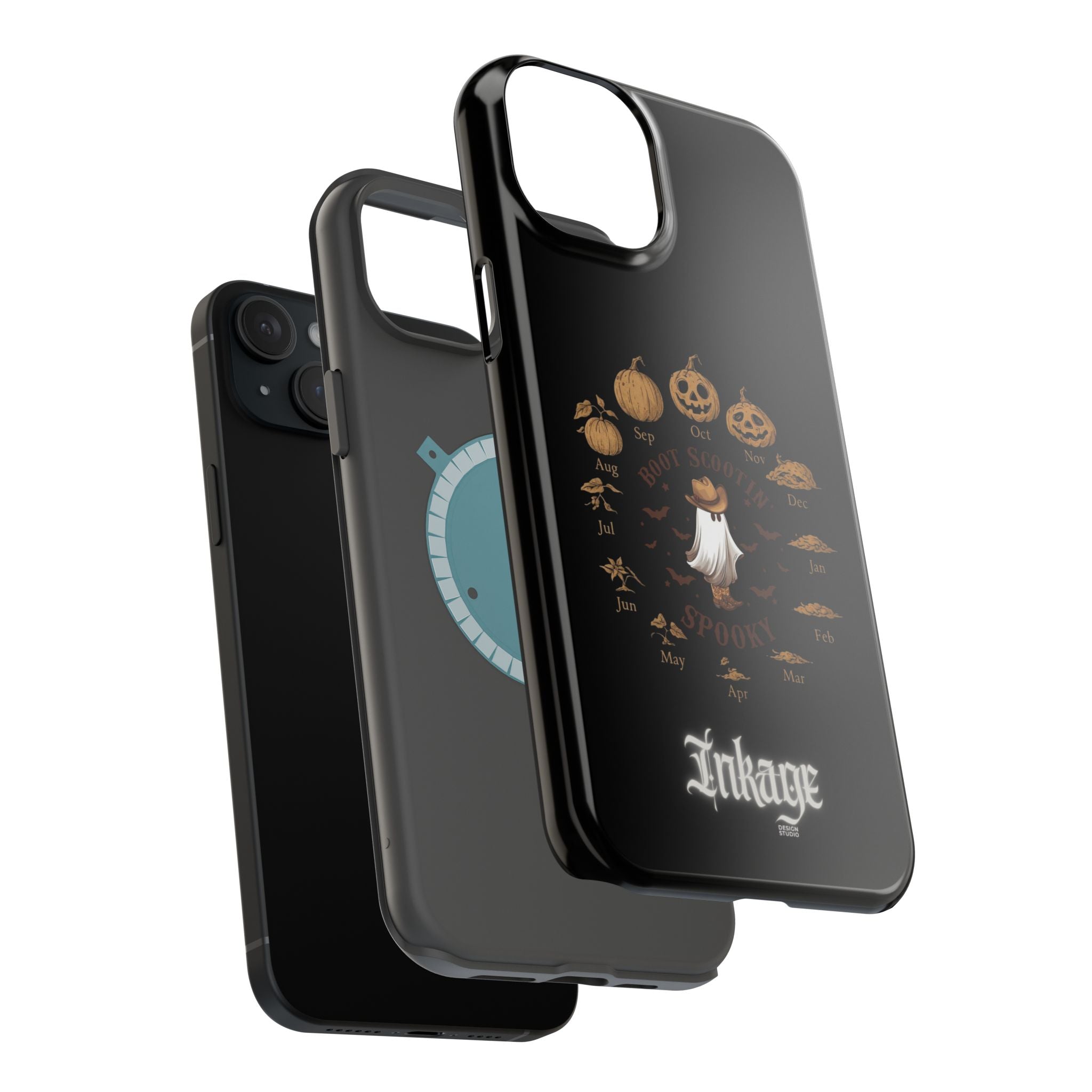 Spooky Boot Halloween Pumpkin Magnetic Phone Case (Season)