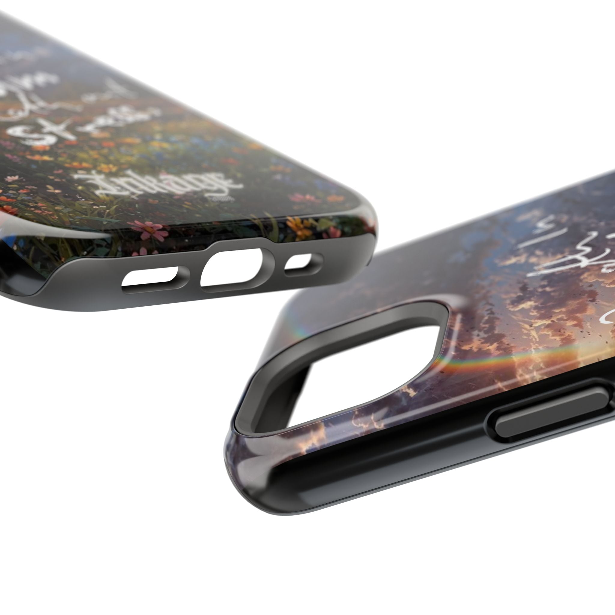 "Breath in Calm Breath out Stress" Magnetic Phone Cases (Quote)