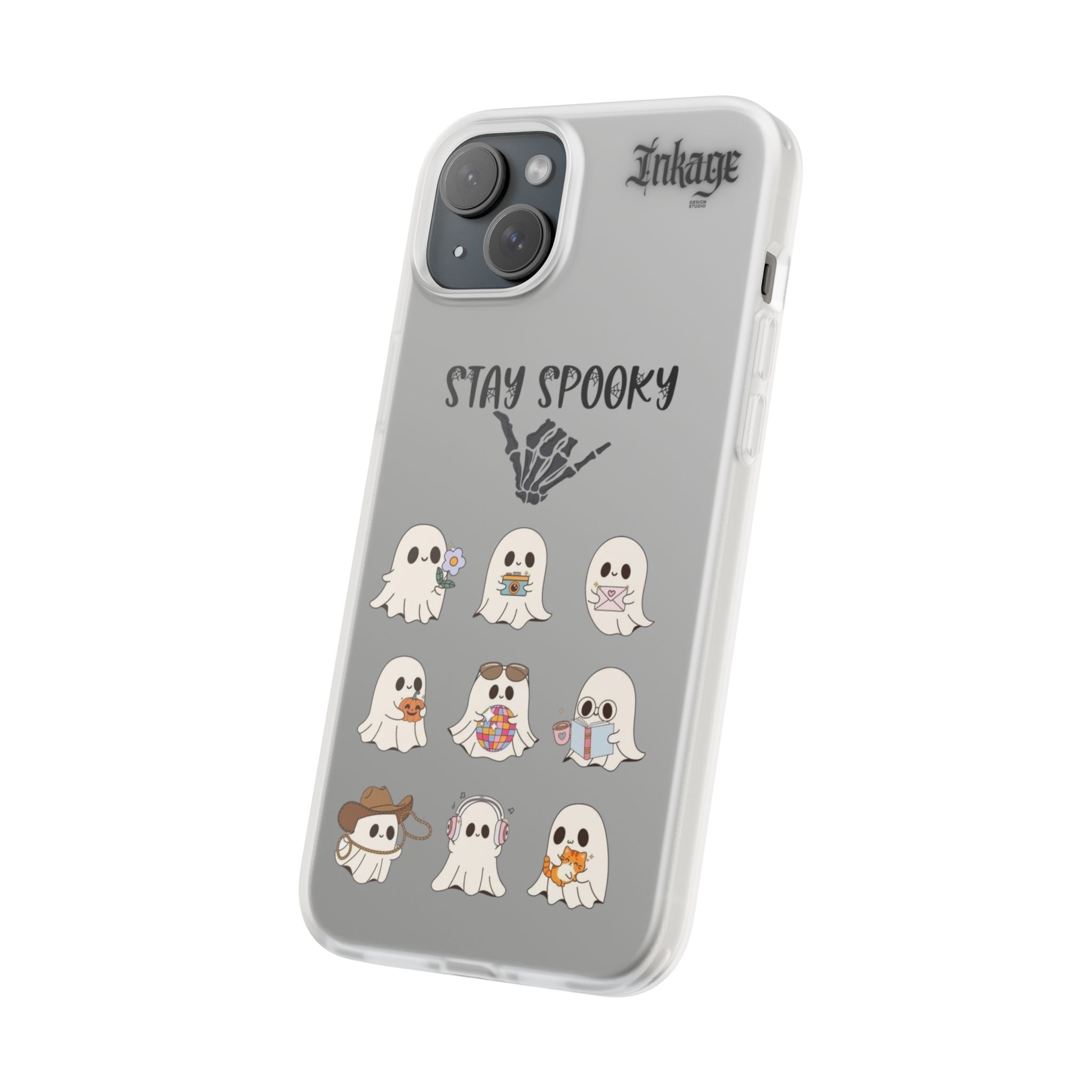 Stay Spooky Clear Phone Cases (Season)