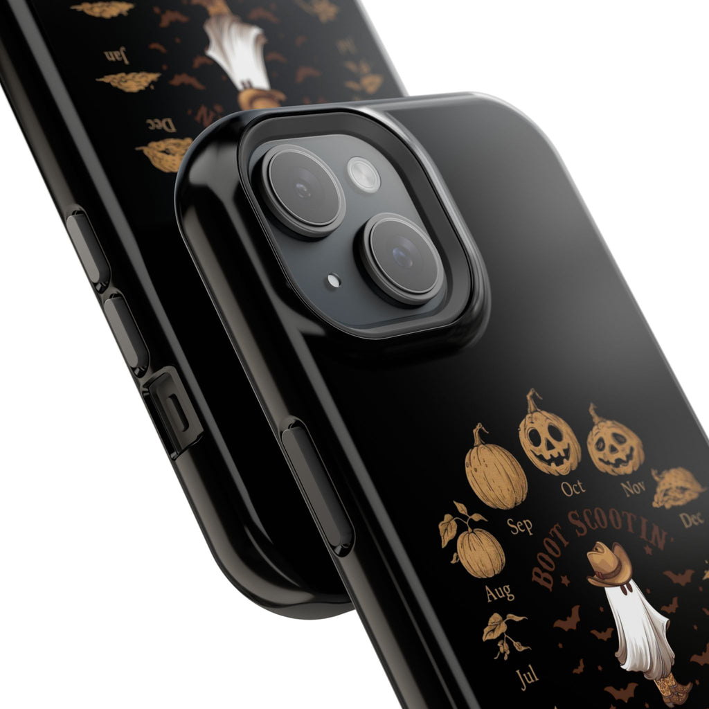 Spooky Boot Halloween Pumpkin Magnetic Phone Case (Season)