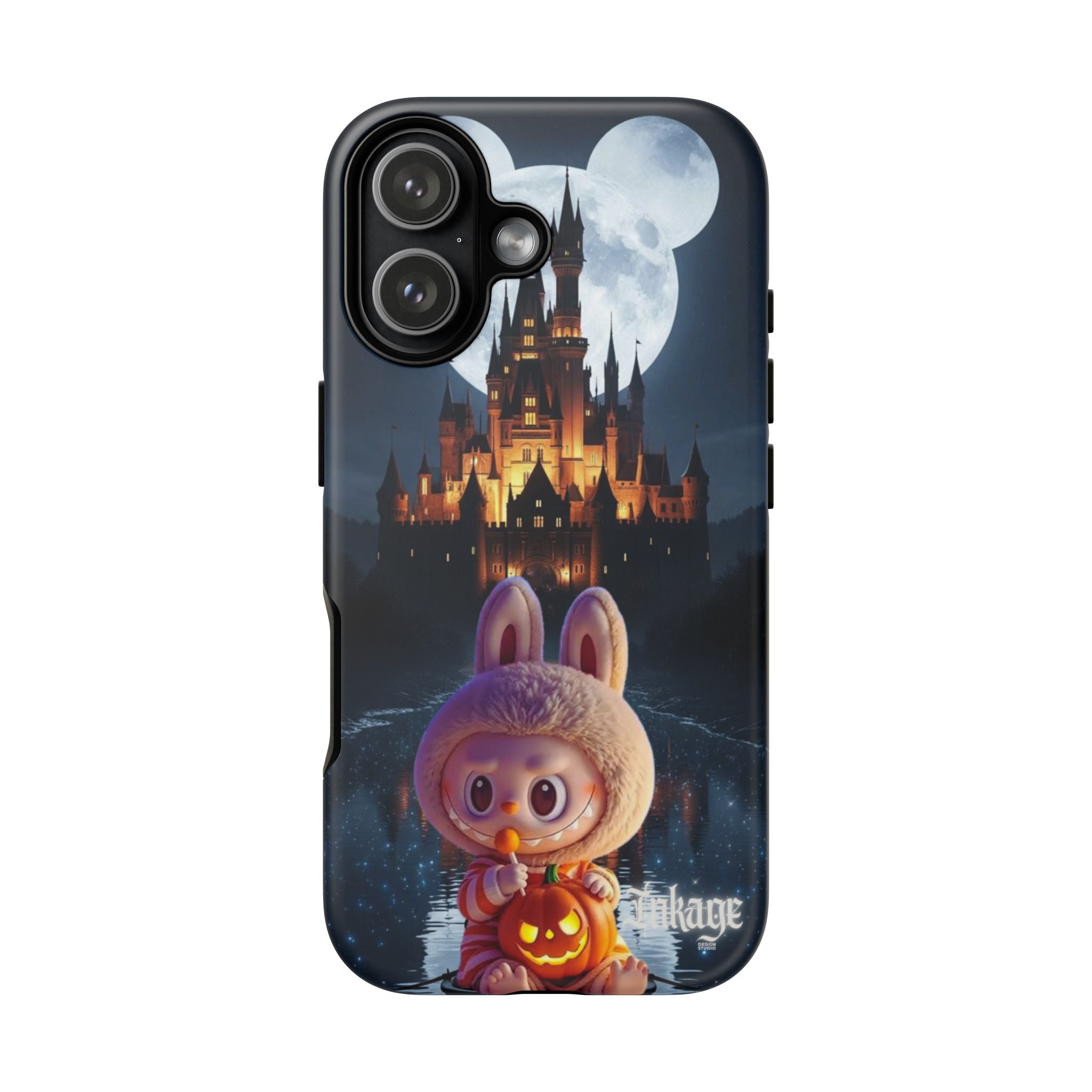 Labubu Halloween On Disney Boat Tough Phone Cases (Season, Animation)