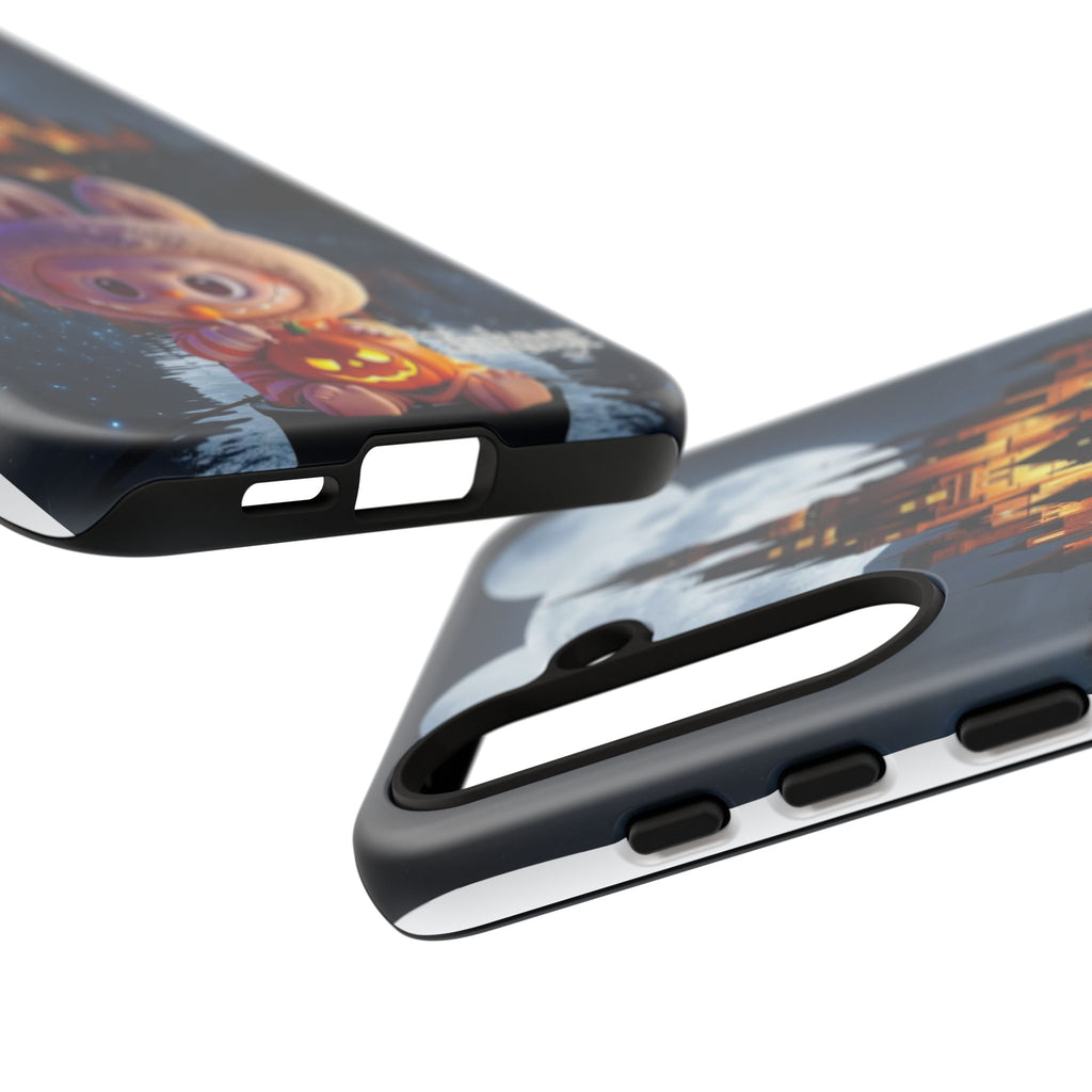 Labubu Halloween On Disney Boat Tough Phone Cases (Season, Animation)