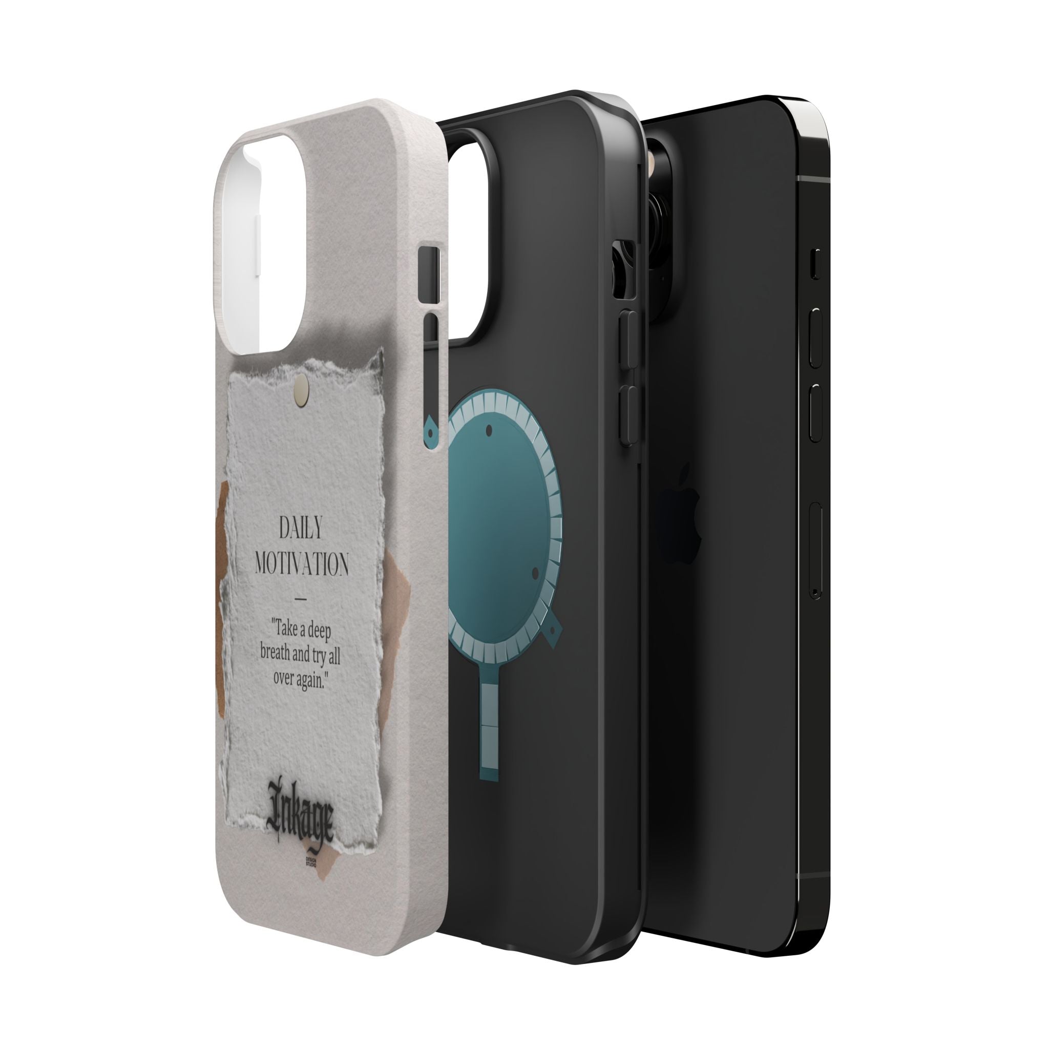 "Daily Motivation" Magnetic Quote Phone Case