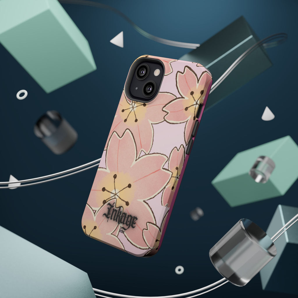 Charming Floral Magnetic Phone Case (Minimal)