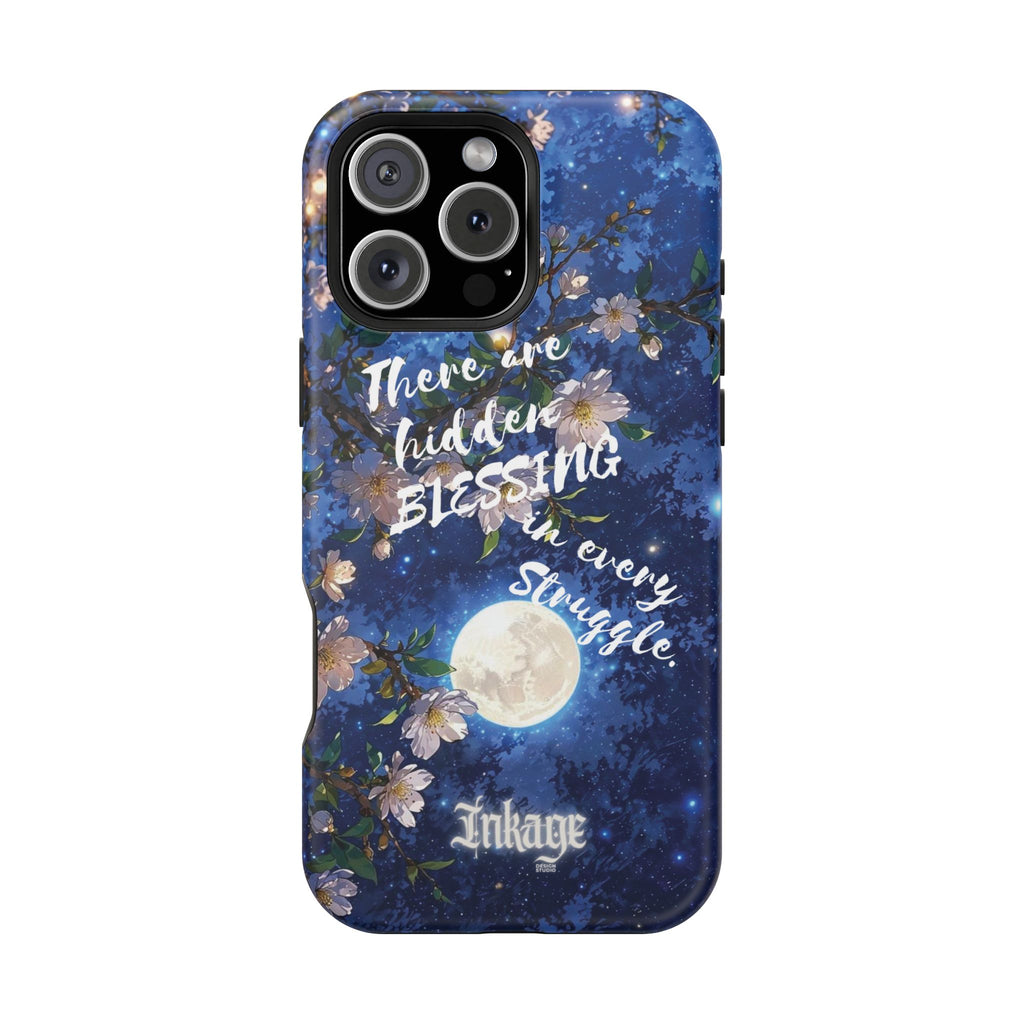 “Moonlit Blessing” Quote Magnetic Phone Cases