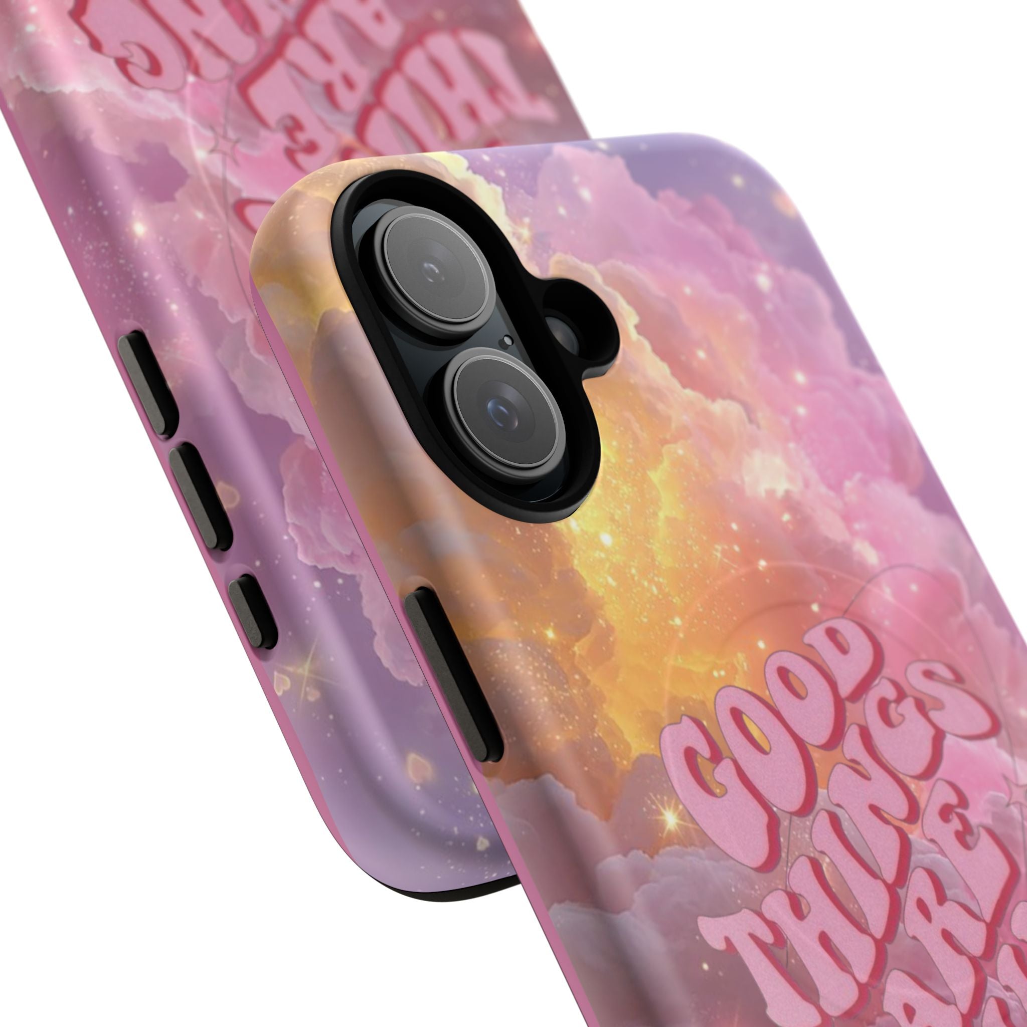 "Good Things Are Coming" with Tough Magnetic Phone Cases (Quote)
