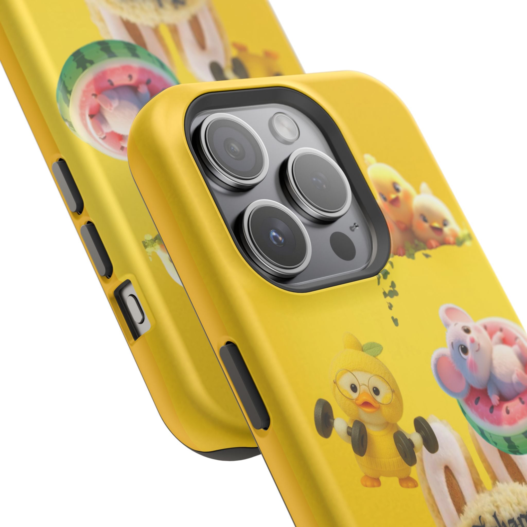 Yellow Cutie Labubu Magnetic Phone Cases (Animation)