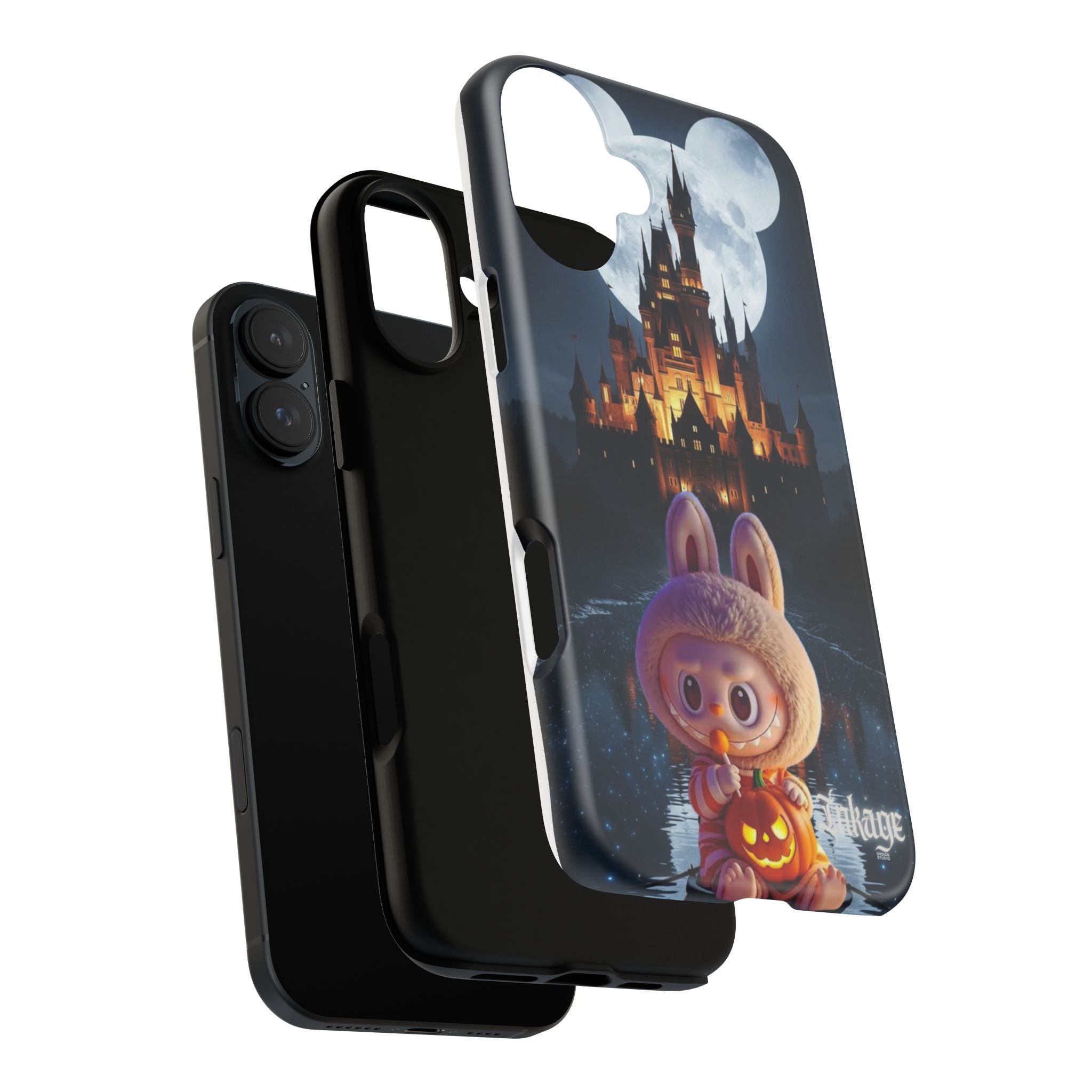 Labubu Halloween On Disney Boat Tough Phone Cases (Season, Animation)