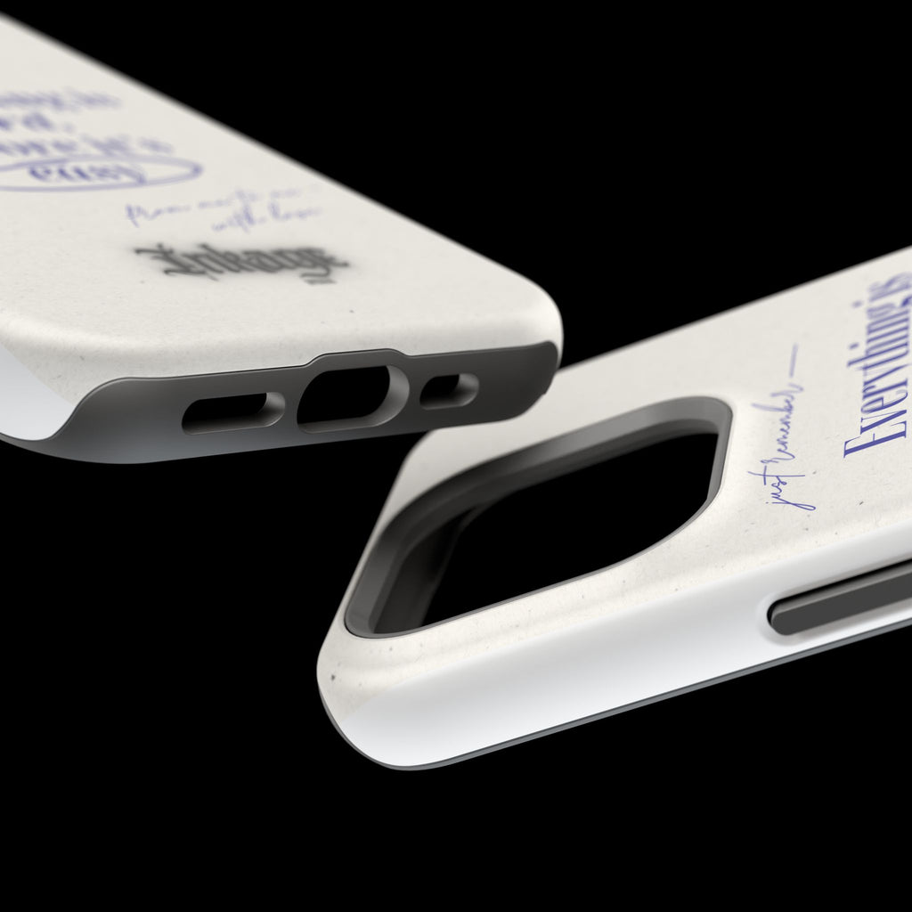 "Everything is hard, before it's easy" Magnetic Phone Case (Quote)