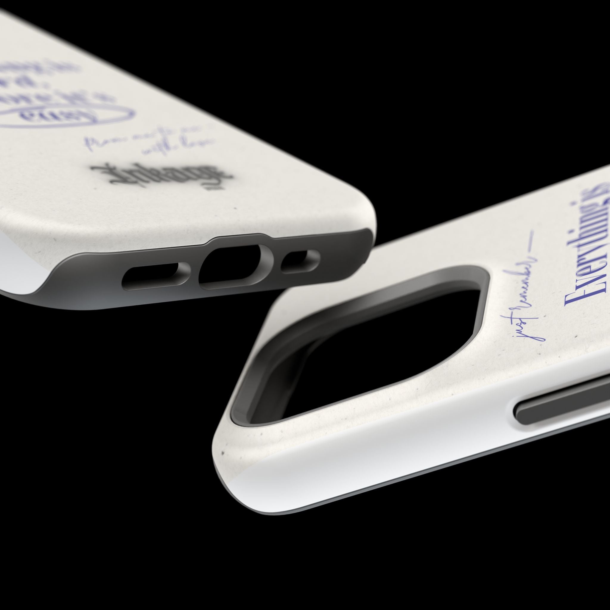 "Everything is hard, before it's easy" Magnetic Phone Case (Quote)