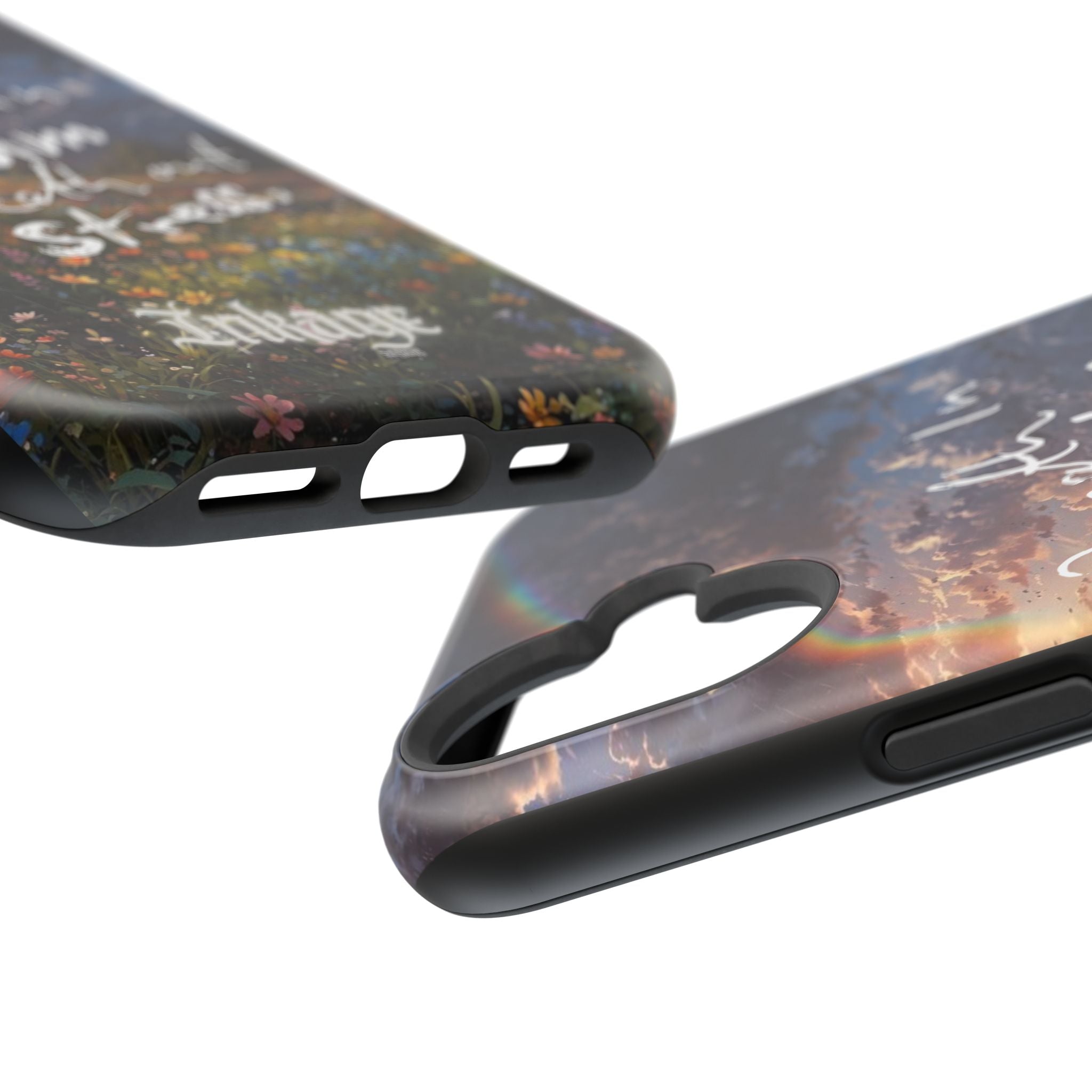 "Breath in Calm Breath out Stress" Magnetic Phone Cases (Quote)
