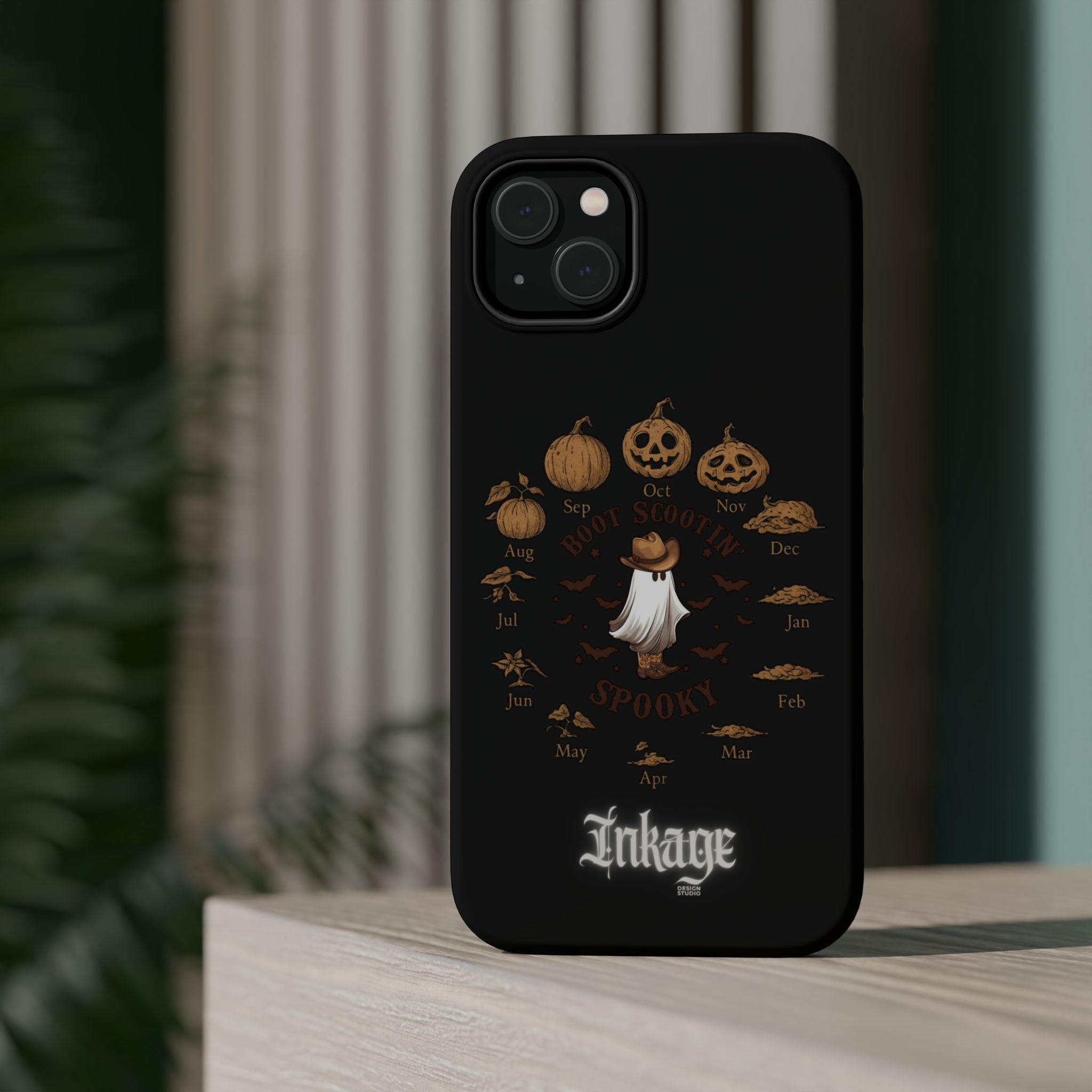 Spooky Boot Halloween Pumpkin Magnetic Phone Cases (Season)