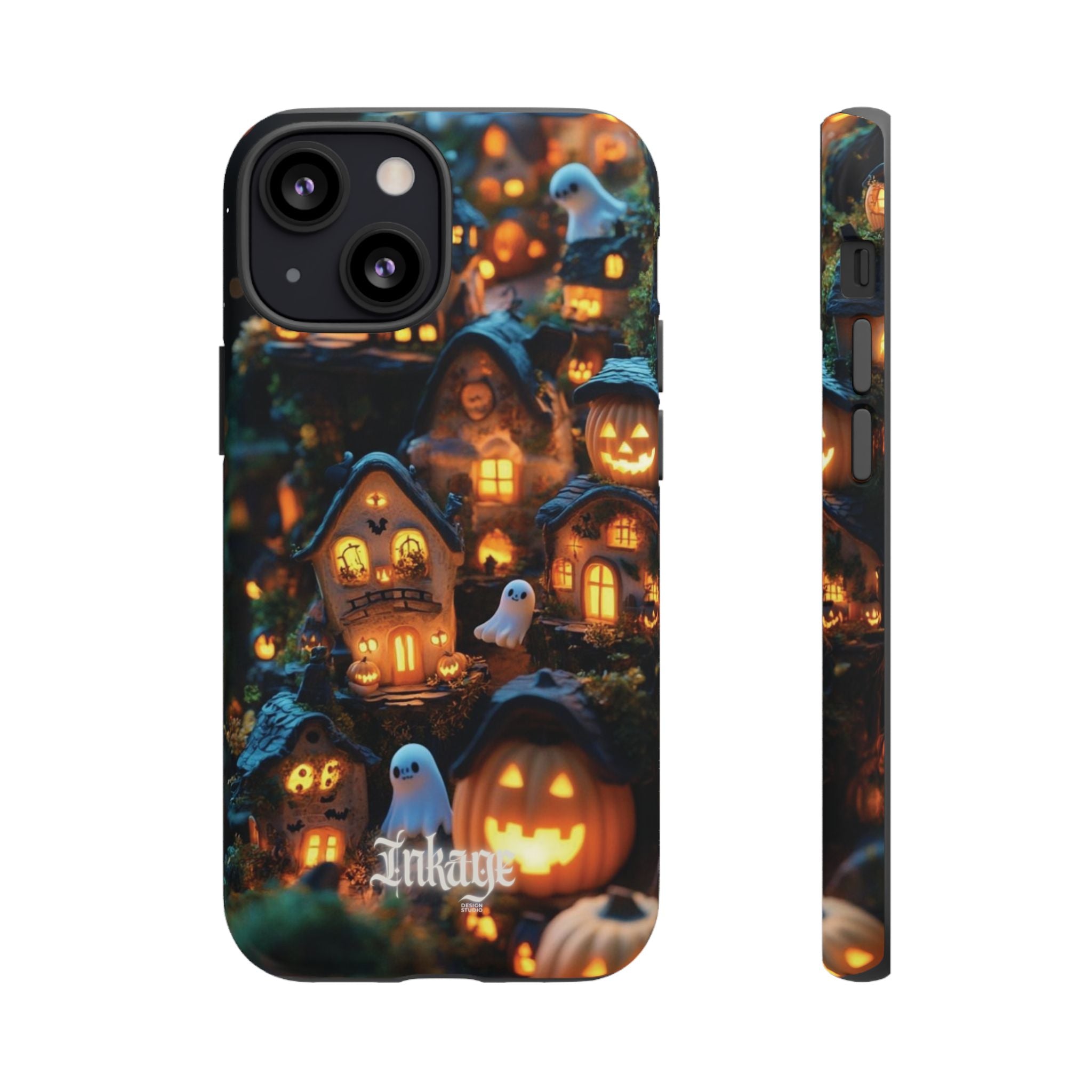 Spooky Pumpkin Village Tough Phone Cases (Season)