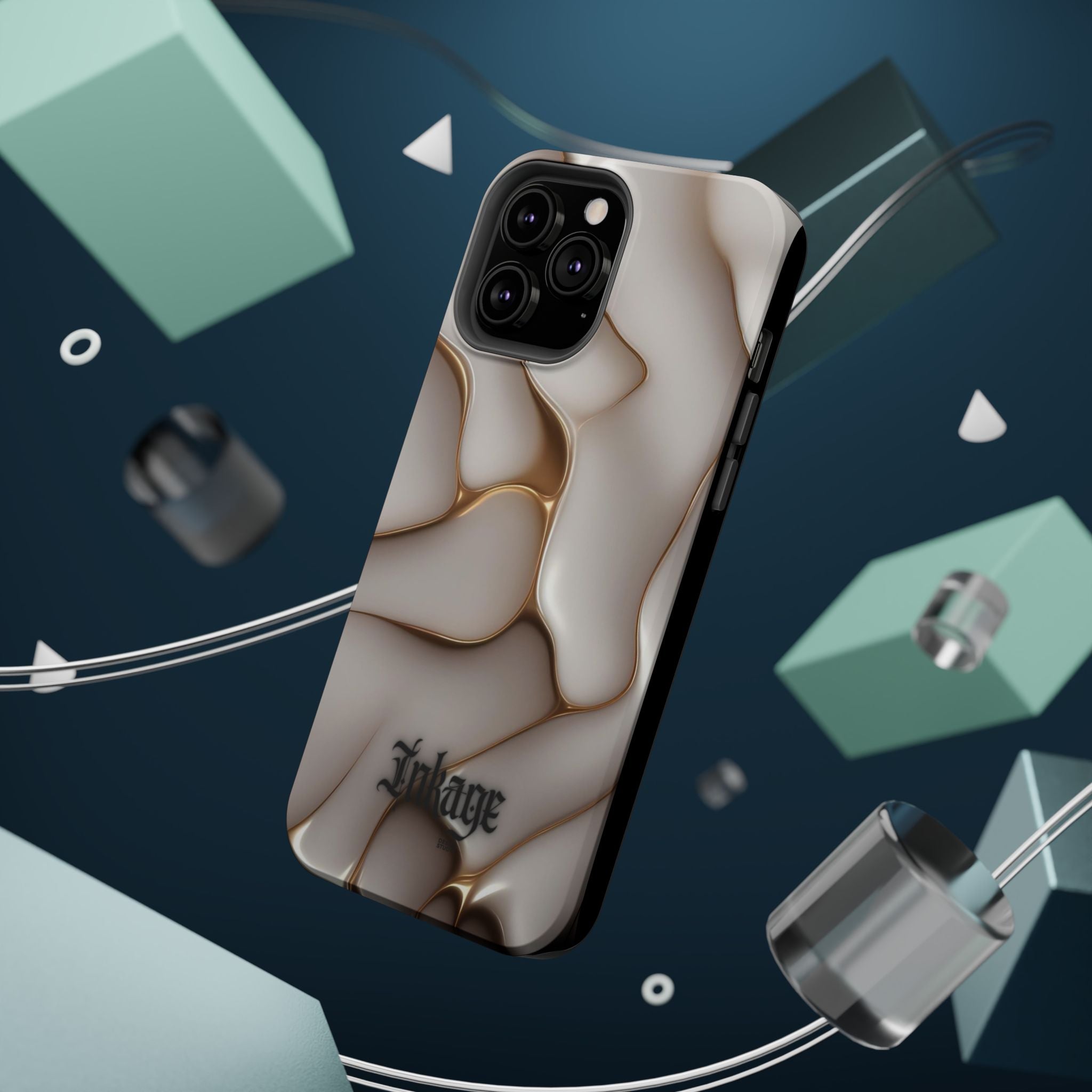 Golden Flow Magnetic Phone Cases (Minimal)