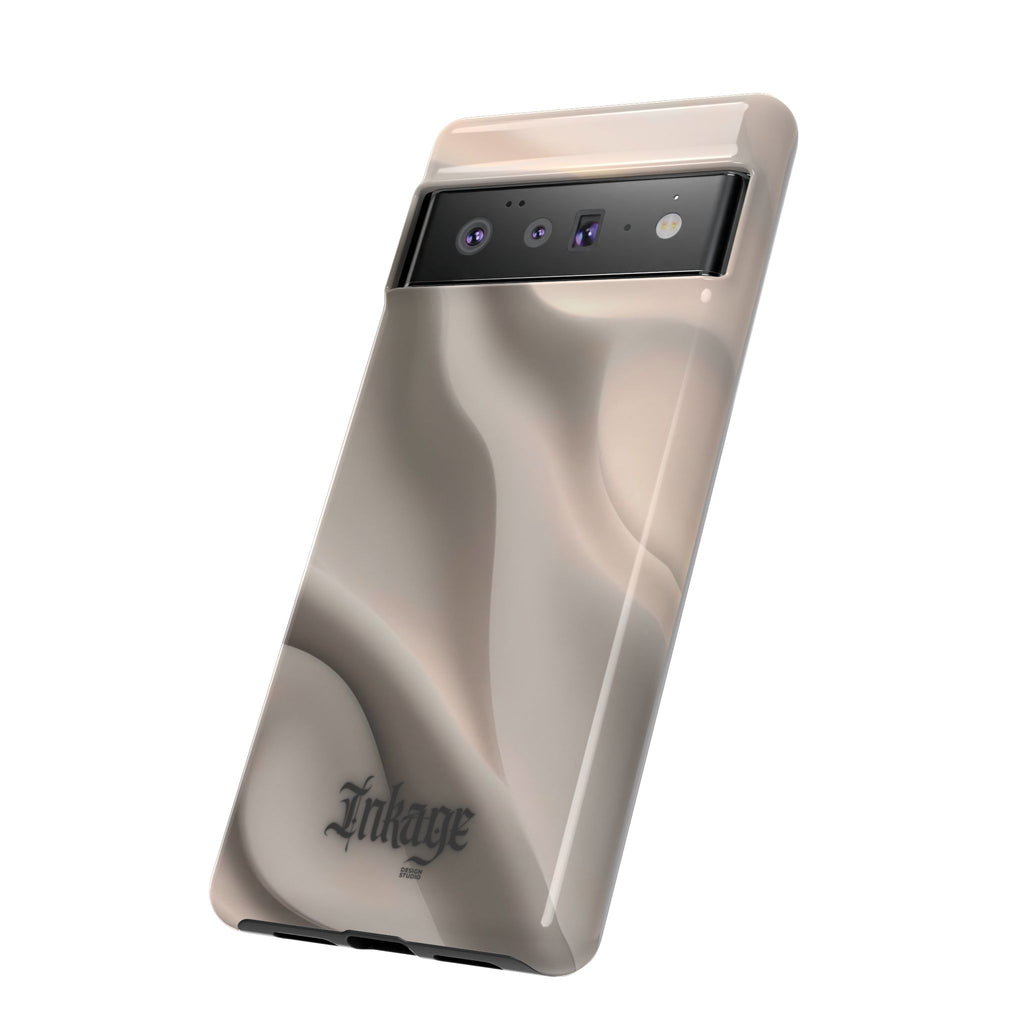 Beige Wavy Flow Tough Phone Case (Minimal)