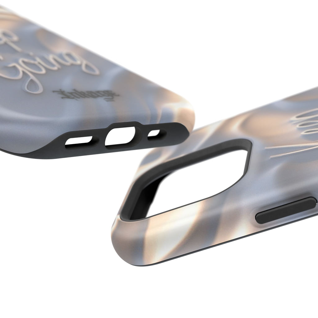 "Keep Going" Magnetic Phone Cases (Quote)