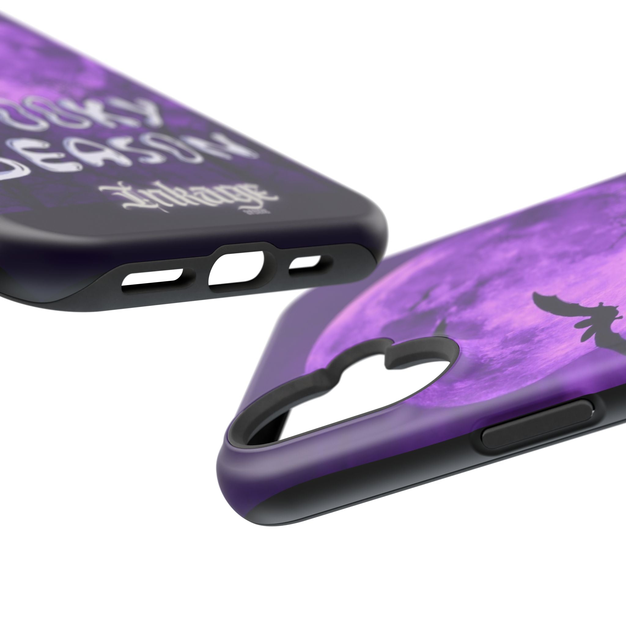 Purple Spooky Season Magnetic Phone Cases (Season)