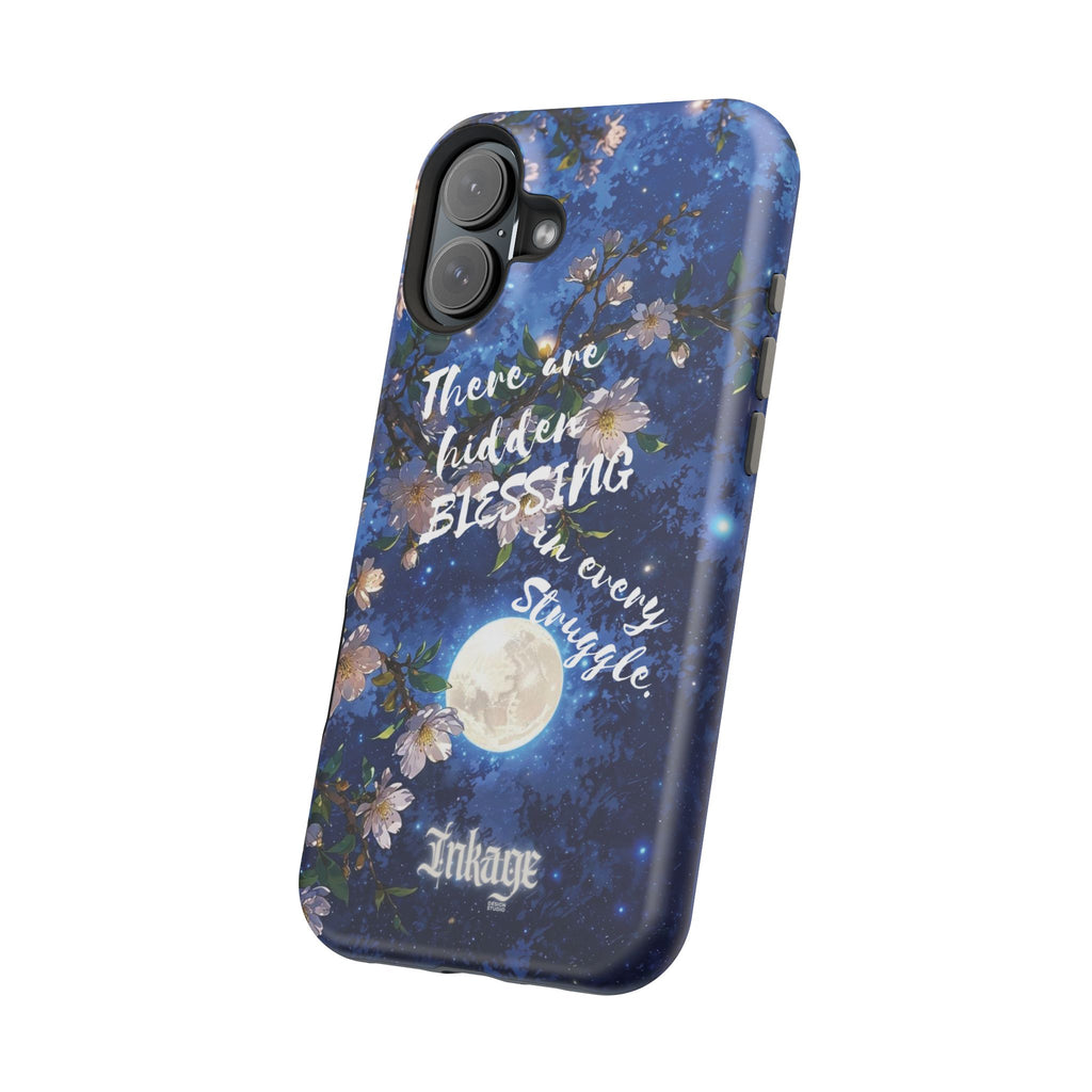 “Moonlit Blessing” Quote Magnetic Phone Cases