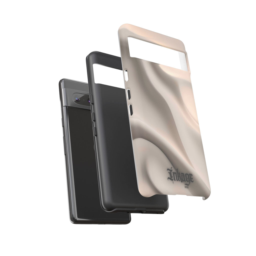 Beige Wavy Flow Tough Phone Case (Minimal)