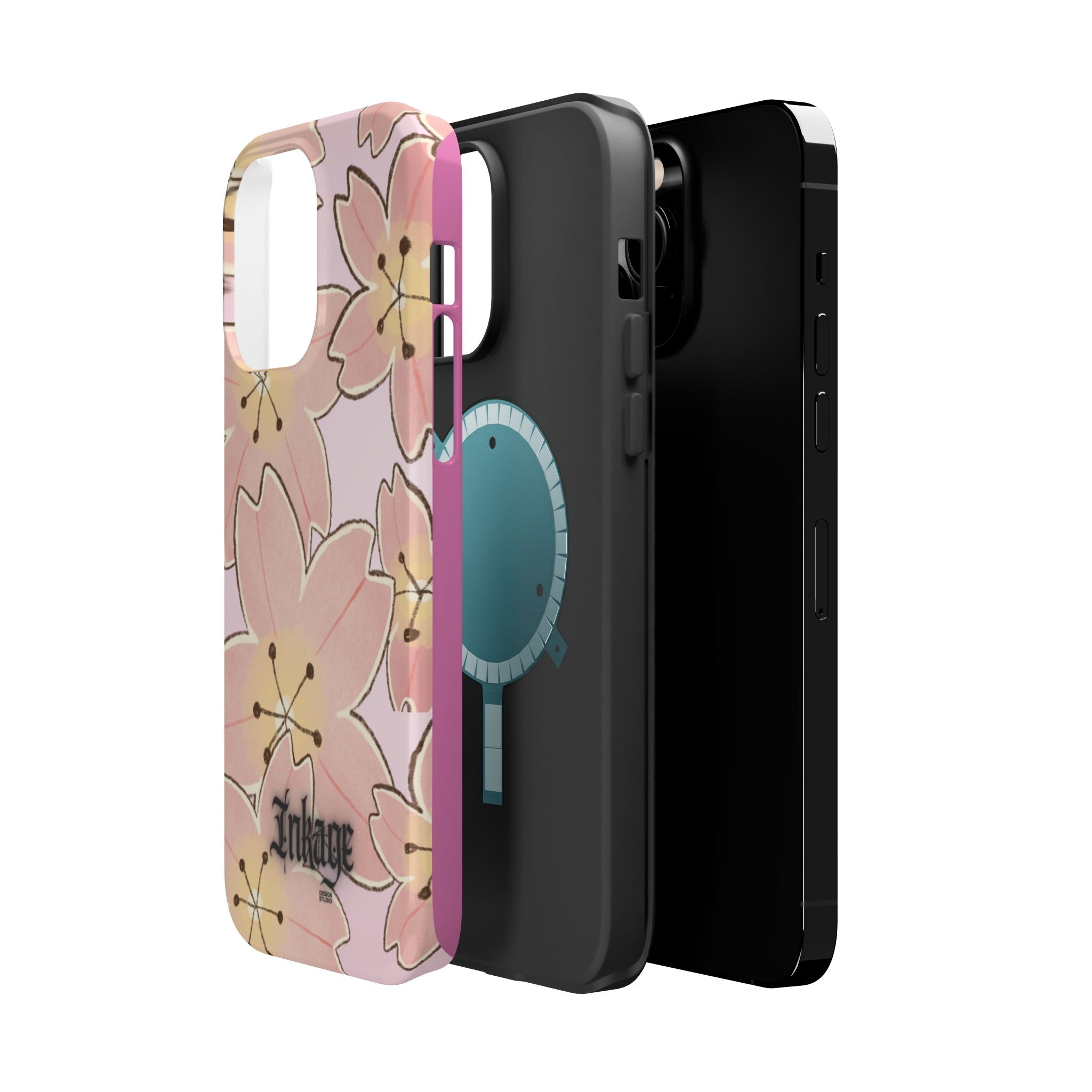 Charming Floral Magnetic Phone Cases (Minimal)