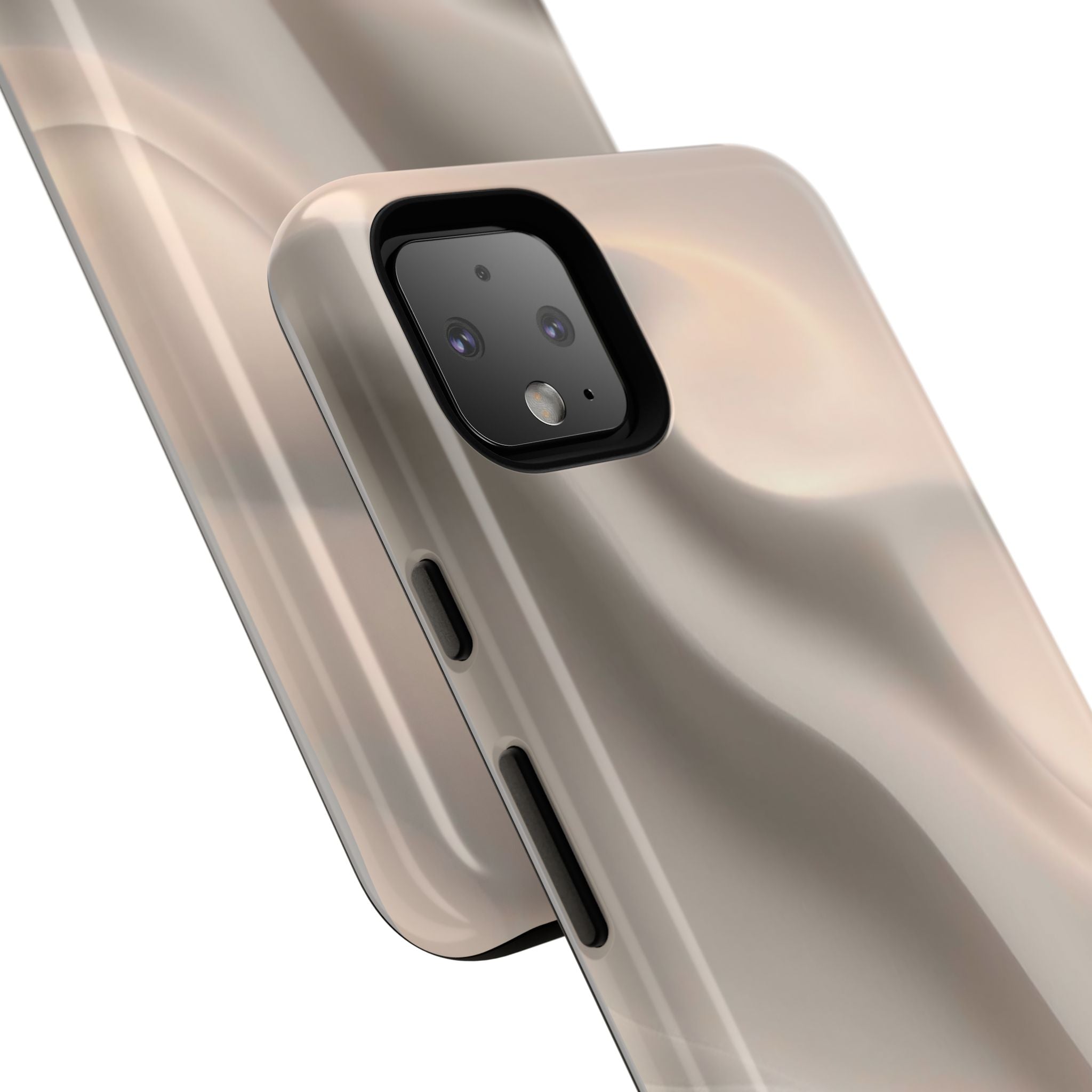 Beige Wavy Flow Tough Phone Case (Minimal)