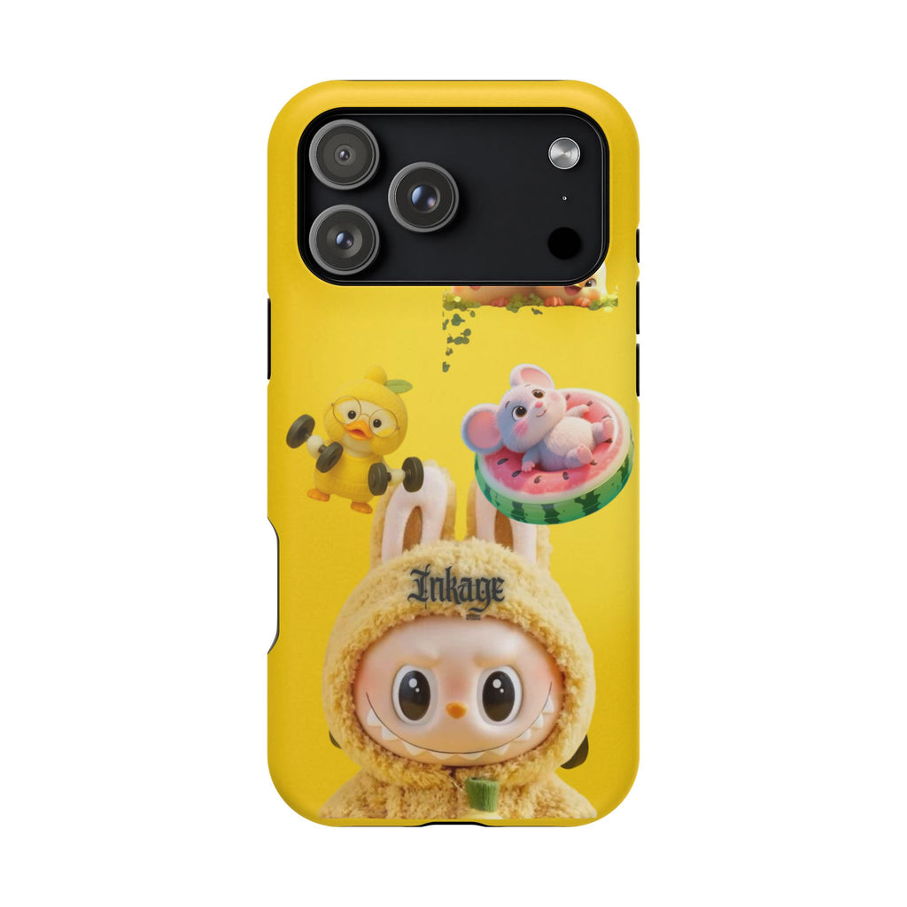 Yellow Cutie Labubu Magnetic Phone Cases (Animation)