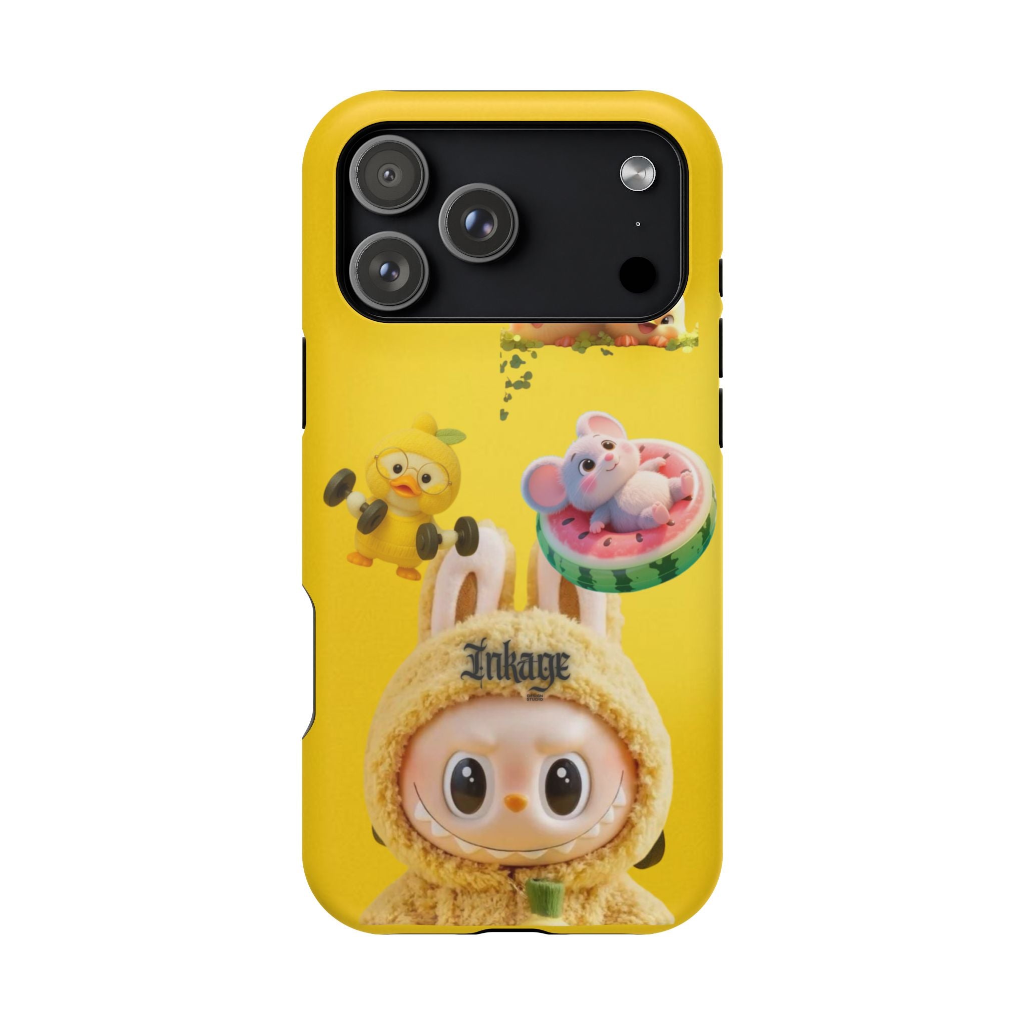 Yellow Cutie Labubu Magnetic Phone Cases (Animation)