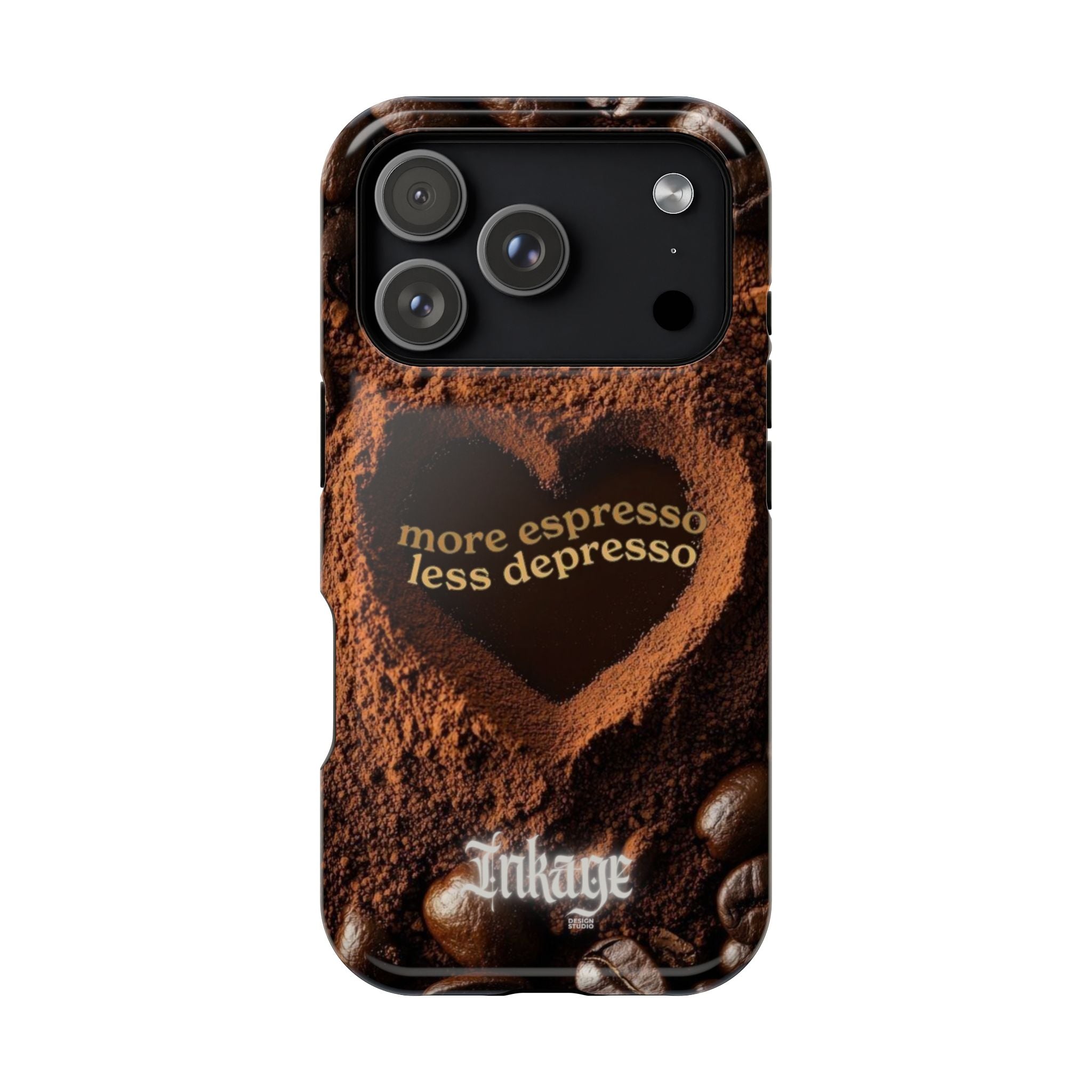 "More Espresso Less Depresso" Quote Magnetic Phone Cases