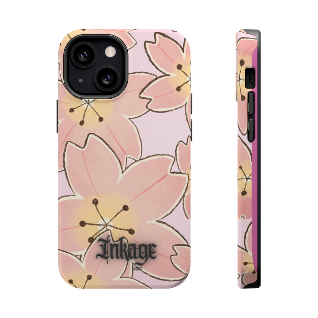 Charming Floral Magnetic Phone Case (Minimal)
