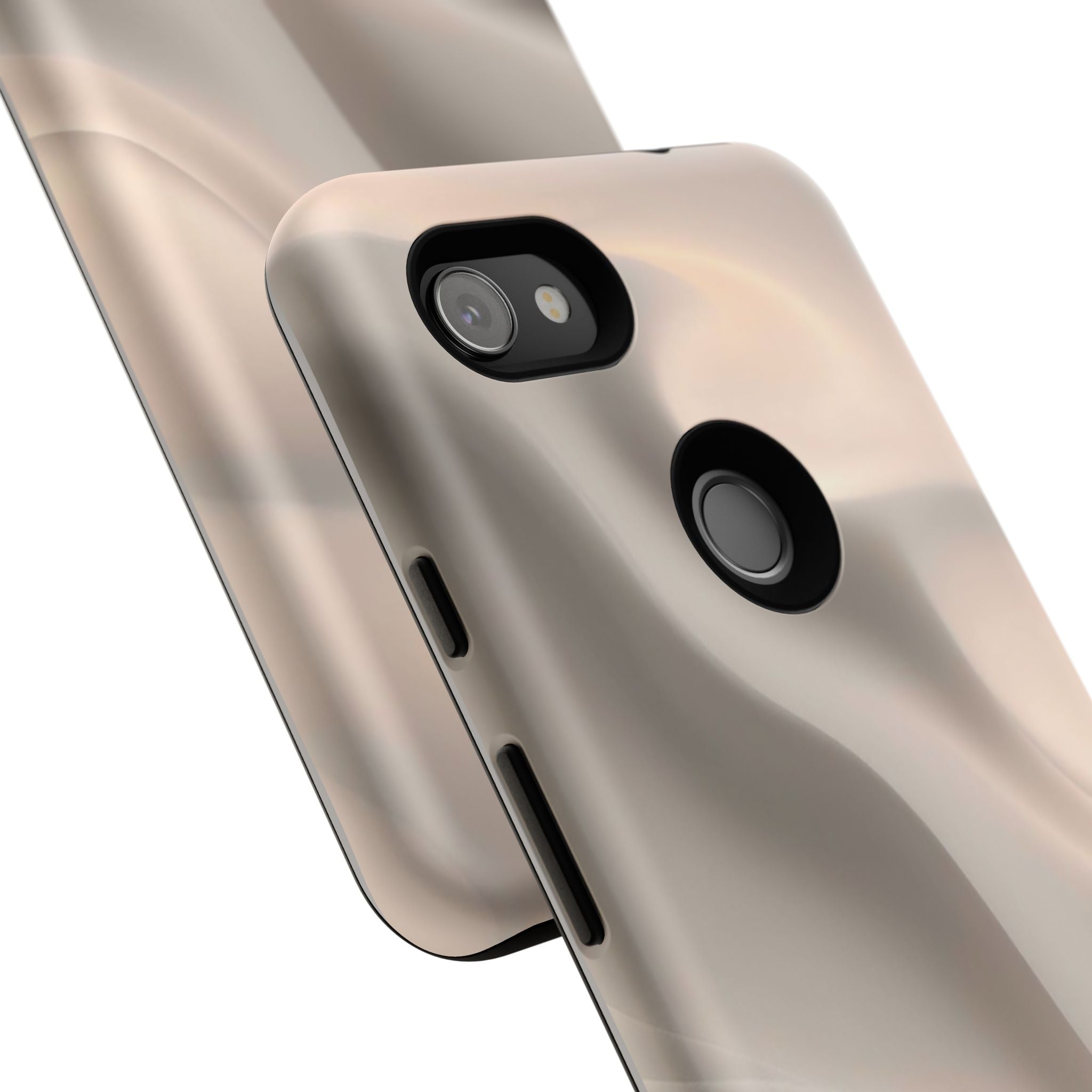 Beige Wavy Flow Tough Phone Case (Minimal)