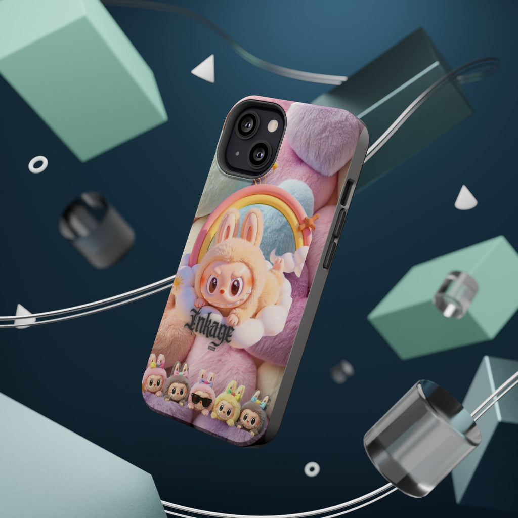Pastel Rainbow Labubu Magnetic Phone Cases (Animation)