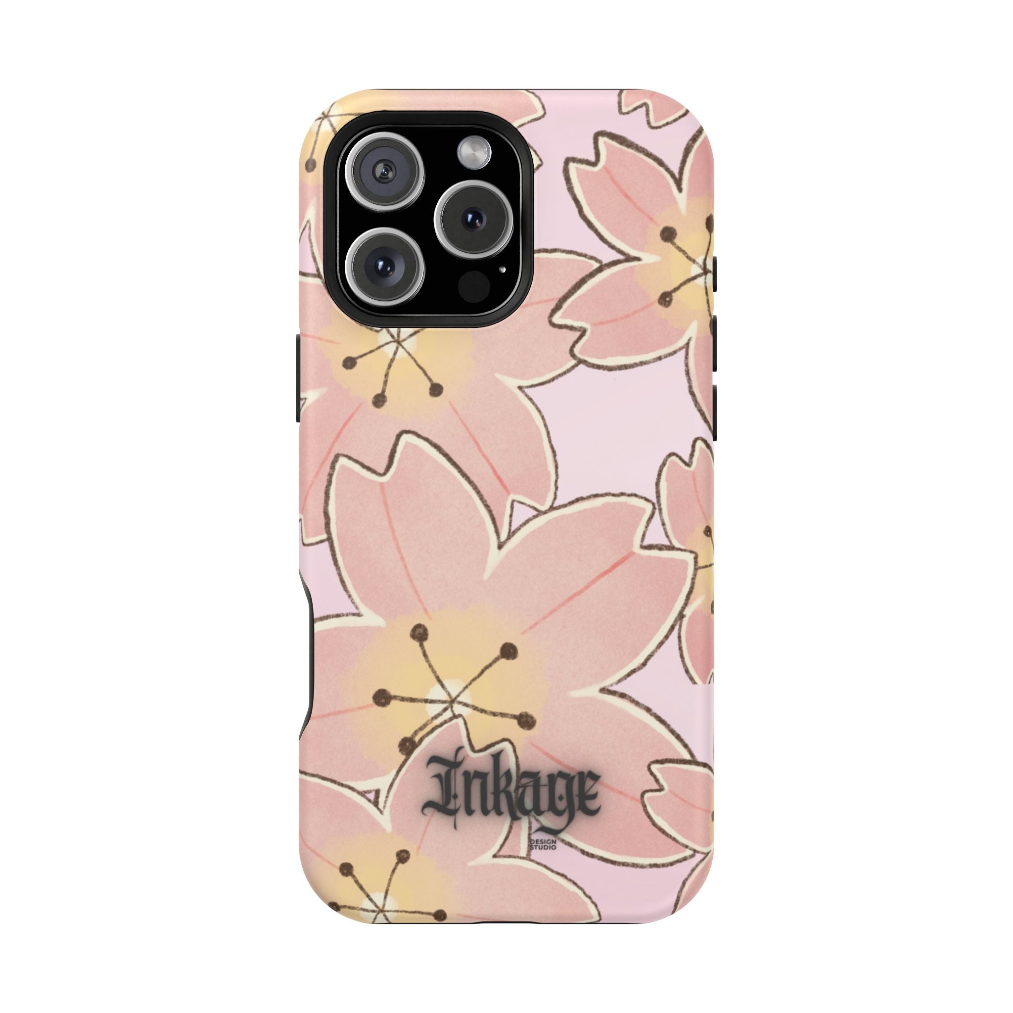 Charming Floral Magnetic Phone Case (Minimal)