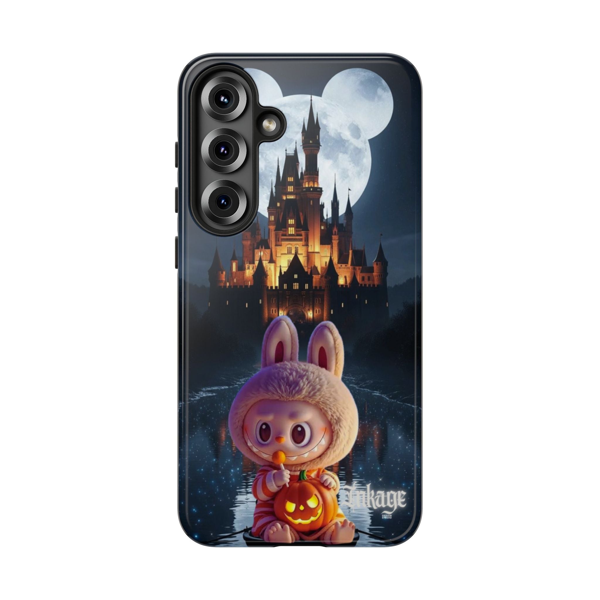 Labubu Halloween On Disney Boat Tough Phone Cases (Season, Animation)