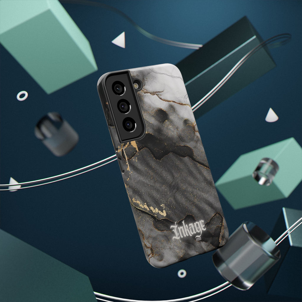 White Noir Marble Gold Foil Magnetic Phone Cases
