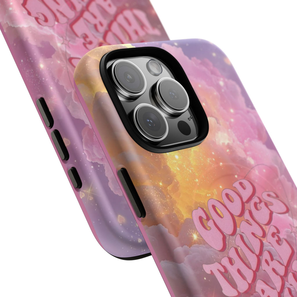 "Good Things Are Coming" with Tough Magnetic Phone Cases (Quote)