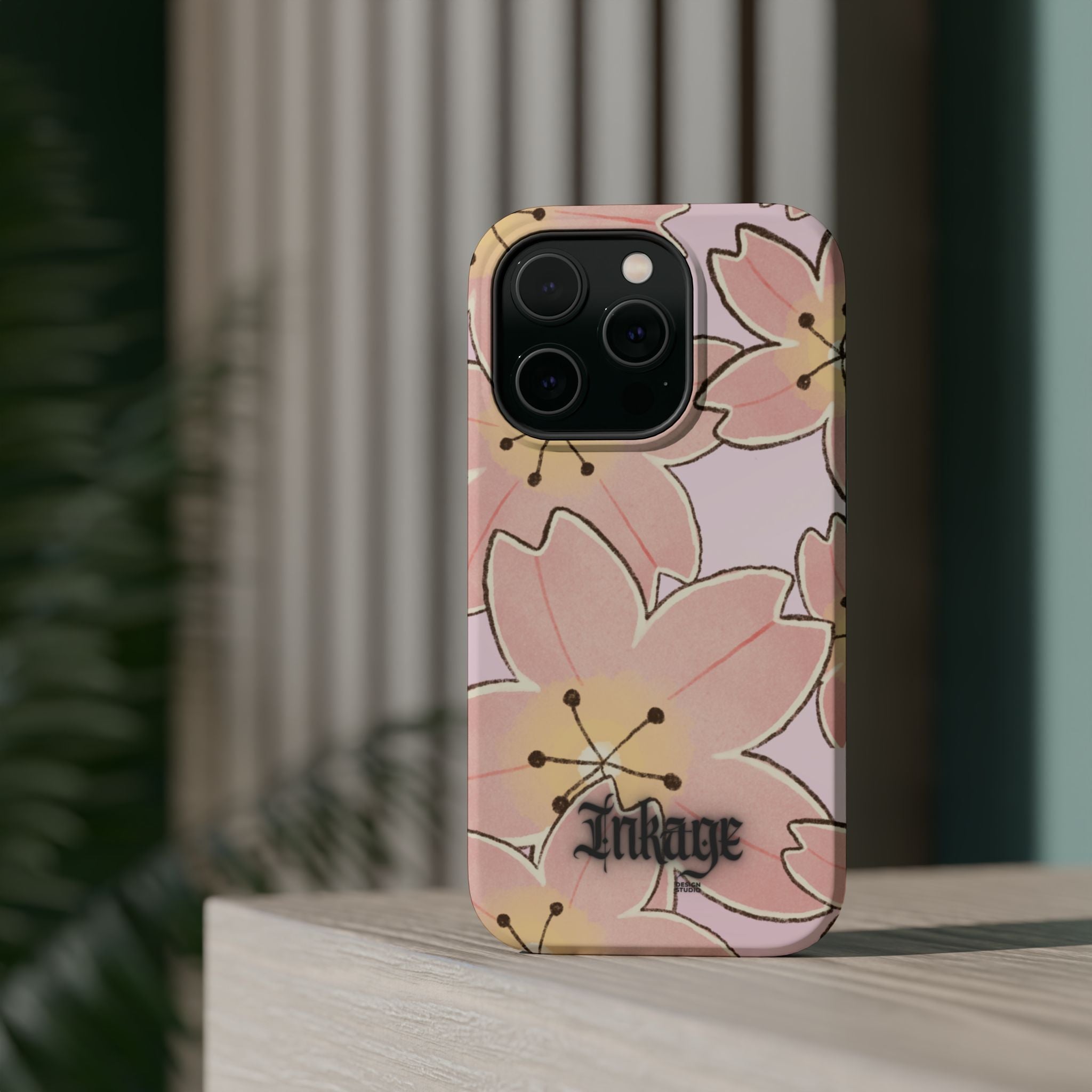 Charming Floral Magnetic Phone Case (Minimal)
