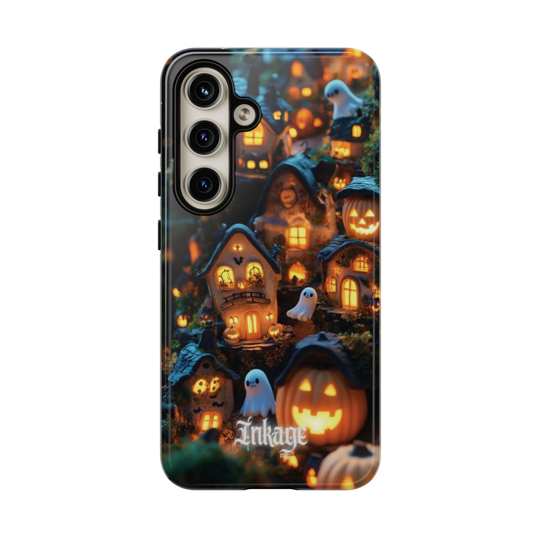 Spooky Pumpkin Village Tough Phone Cases (Season)